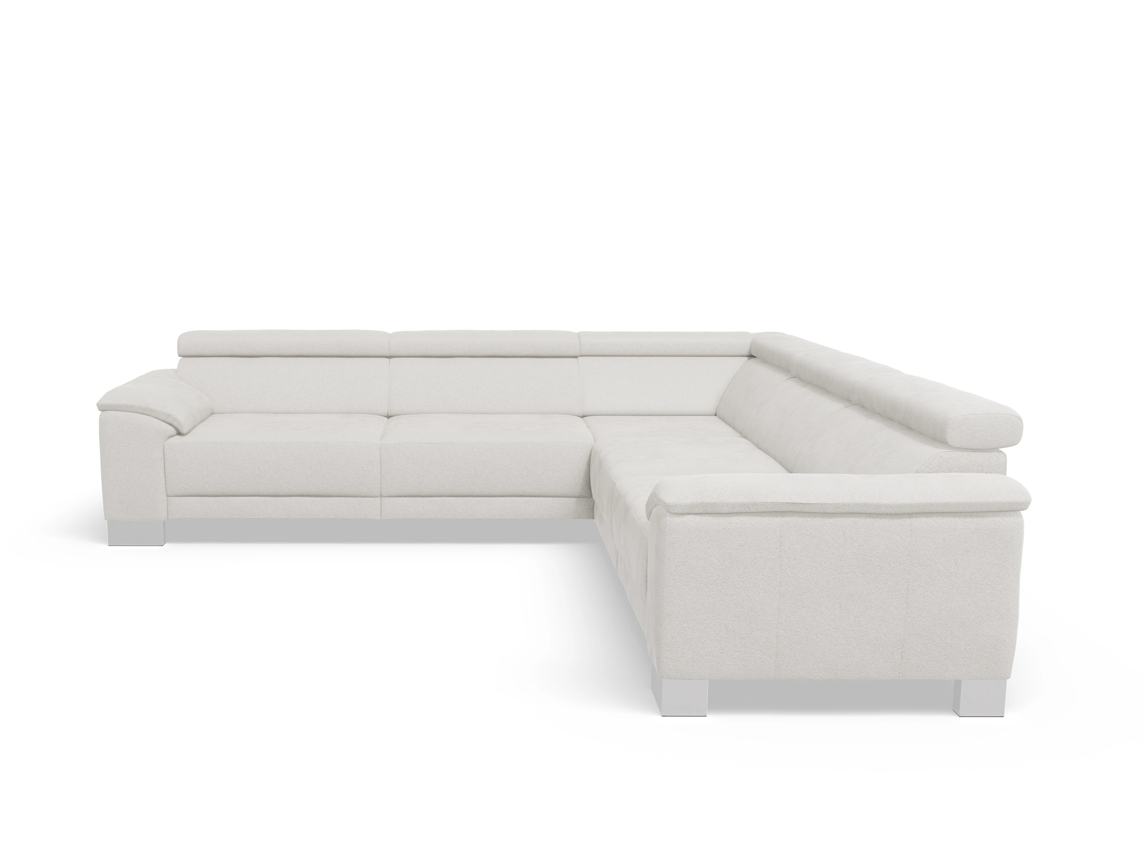 Ansicht des Produktes Antonio Ecksofa gleichschenklig in Stoff Beige