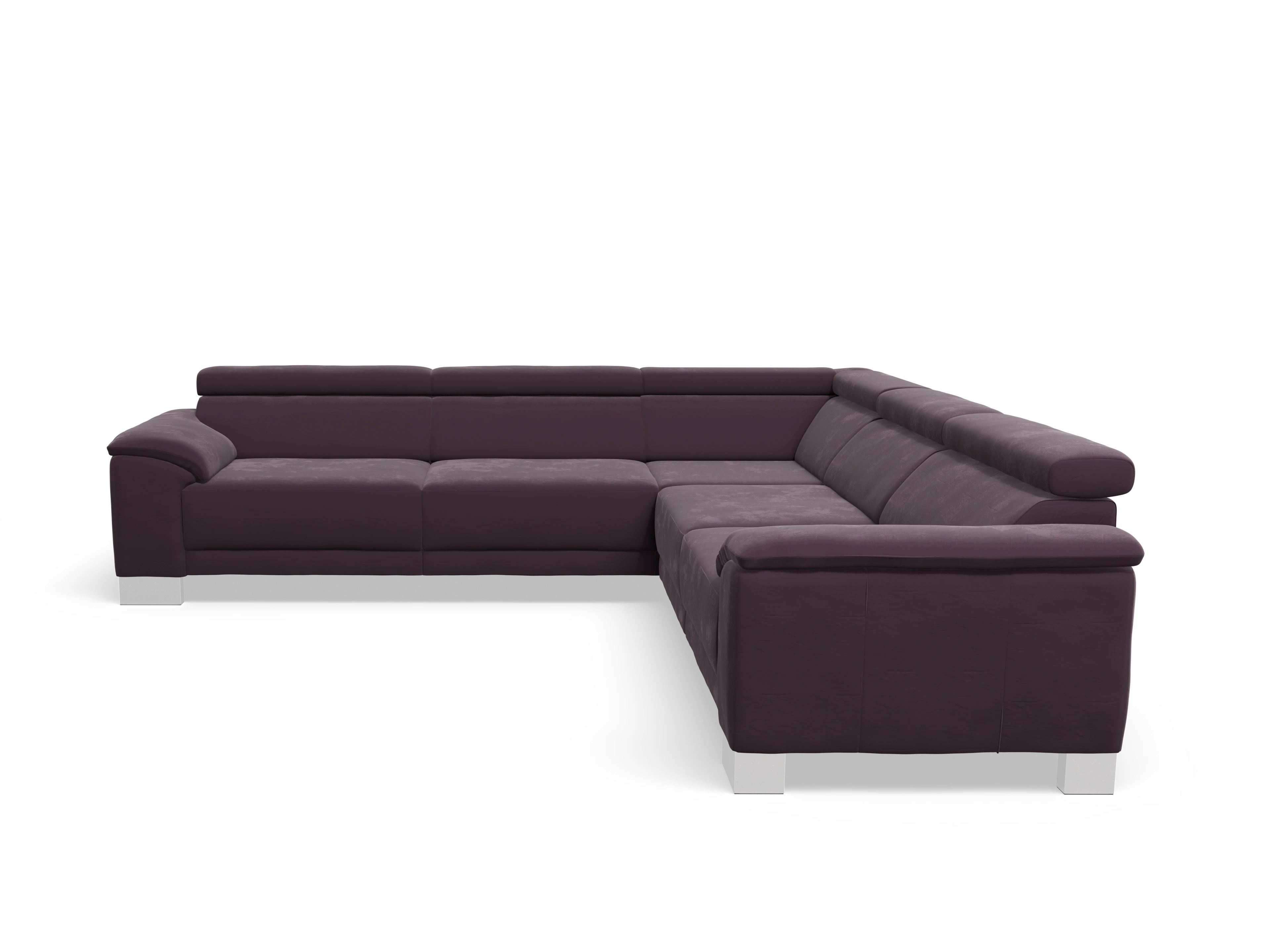 Antonio Ecksofa SPE Large Ansicht des Produktes Antonio Ecksofa gleichschenklig in Stoff Lila