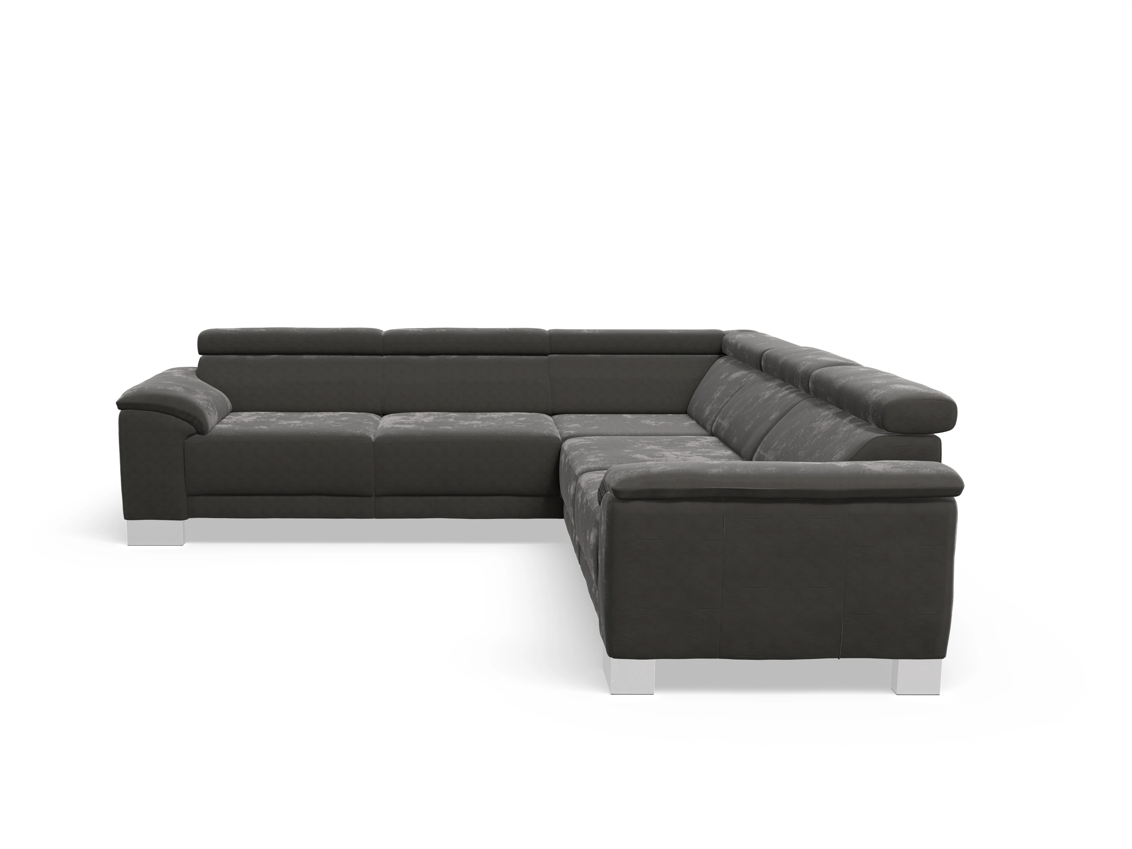 Ansicht des Produktes Antonio Ecksofa gleichschenklig in Stoff Grau