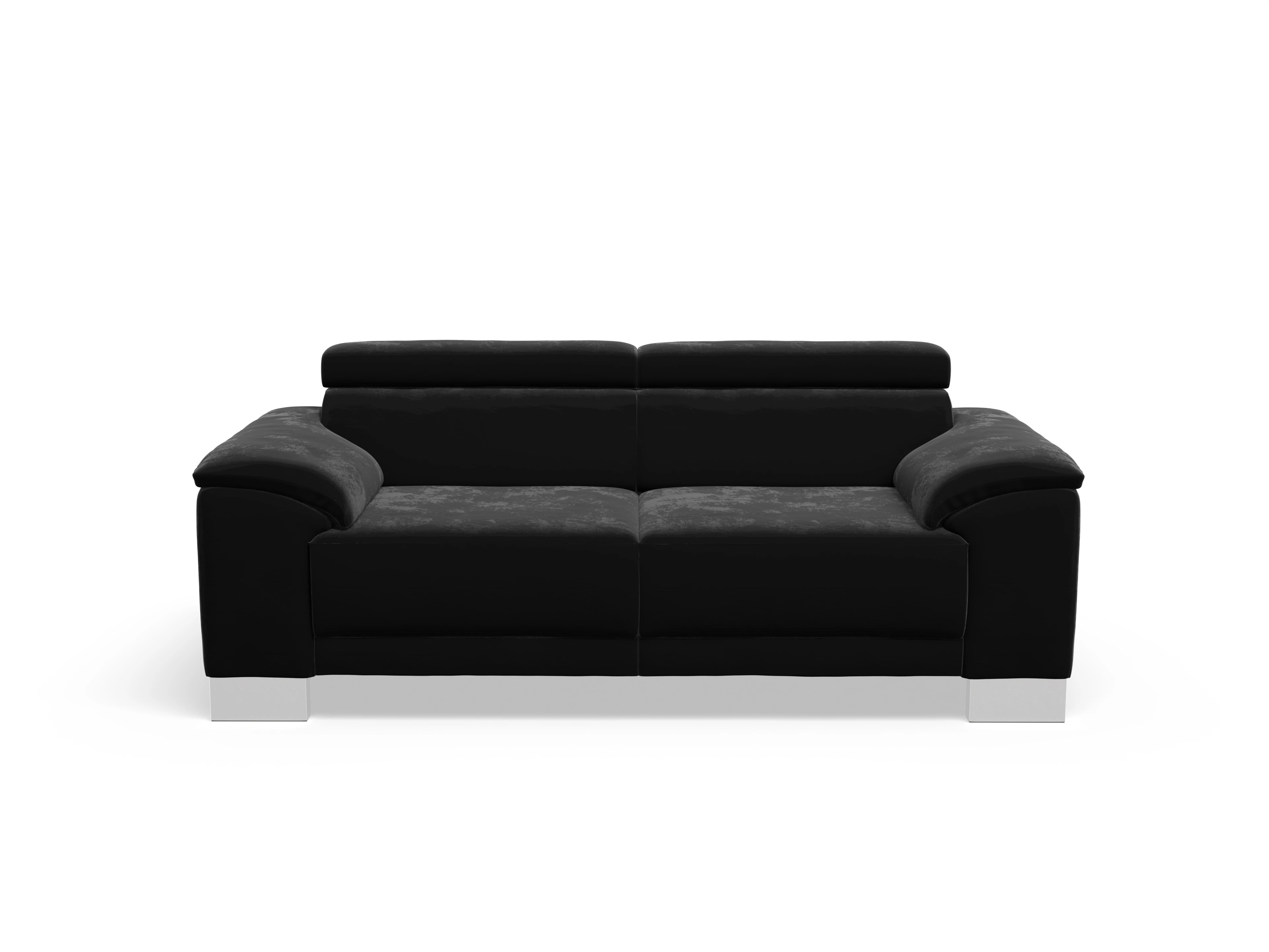 Antonio 2-Sitzer Sofa Ansicht des Produktes Antonio 2-Sitzer Sofa in Stoff Schwarz