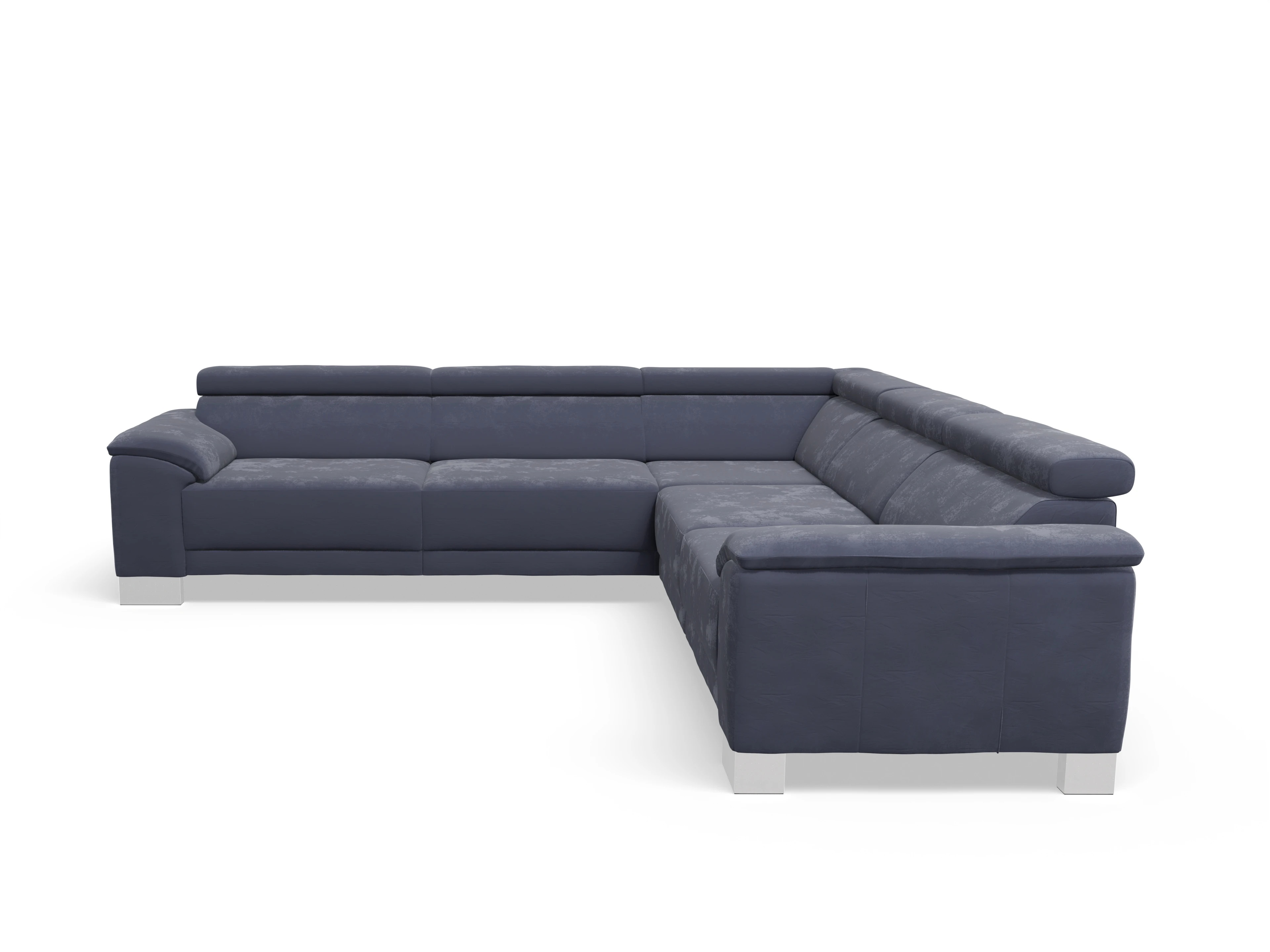 Ansicht des Produktes Antonio Ecksofa gleichschenklig in Stoff Blau
