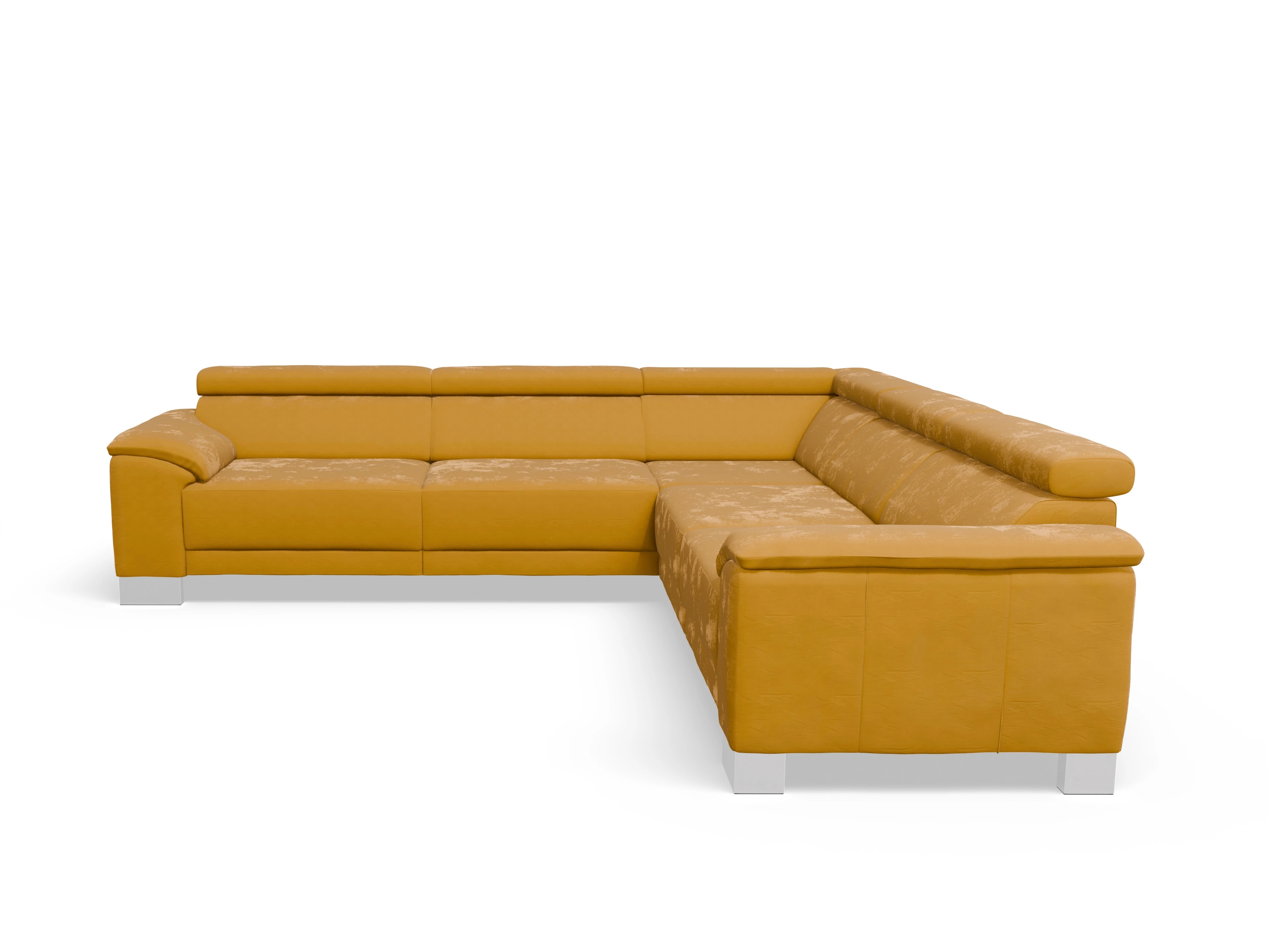 Antonio Ecksofa SPE Large Ansicht des Produktes Antonio Ecksofa gleichschenklig in Stoff Gelb