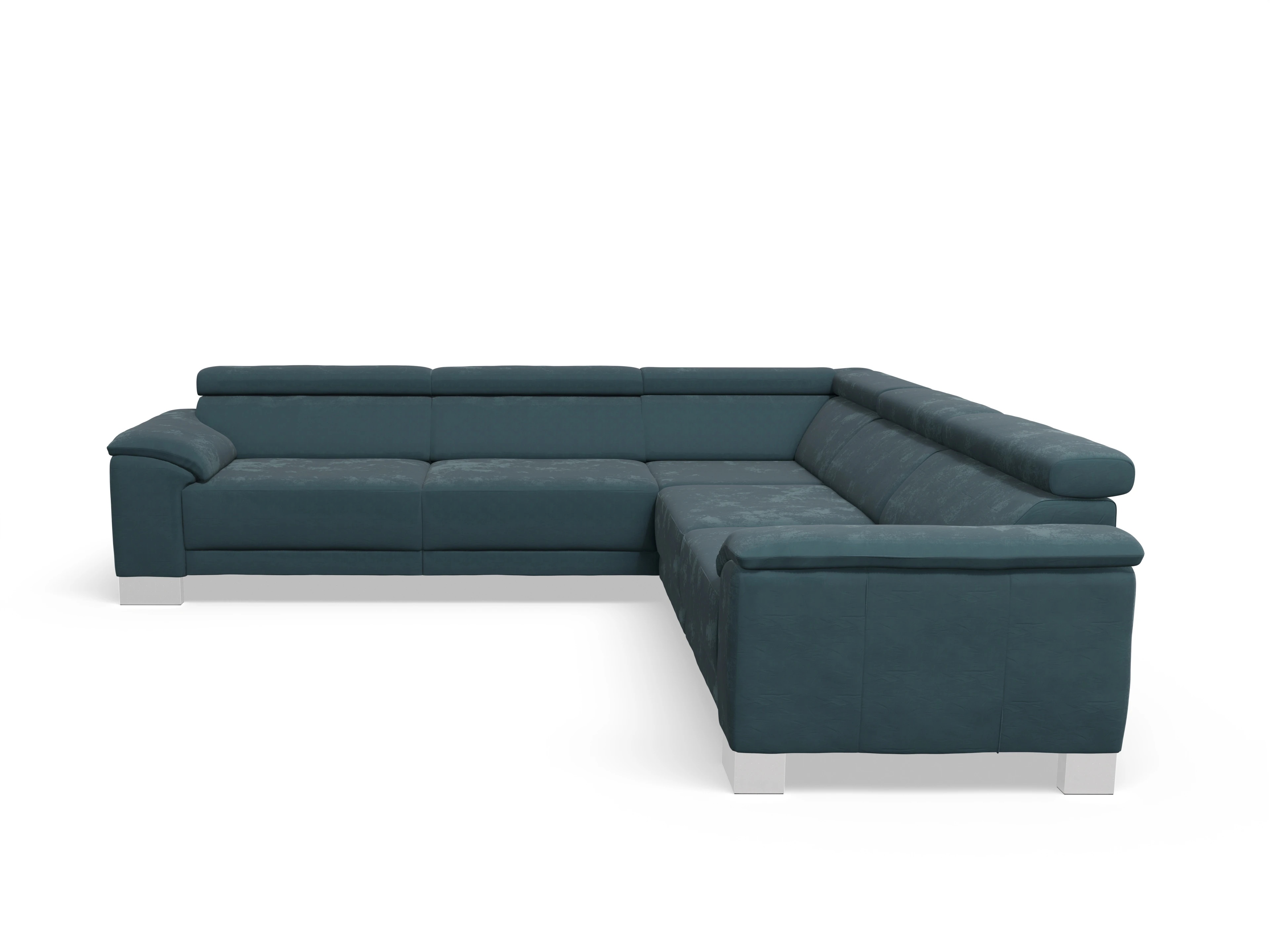 Ansicht des Produktes Antonio Ecksofa gleichschenklig in Stoff Blau