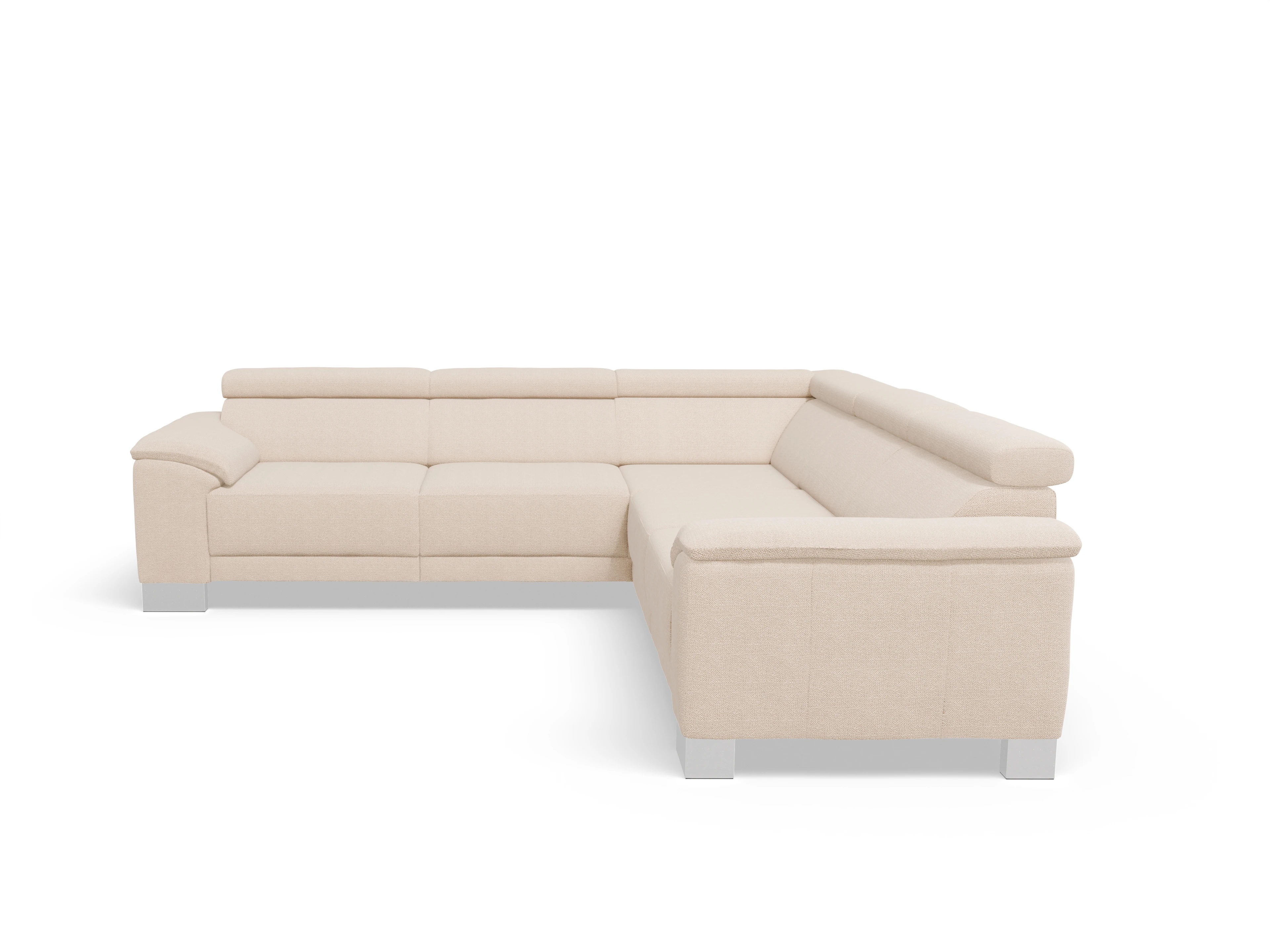 Ansicht des Produktes Antonio Ecksofa gleichschenklig in Stoff Beige