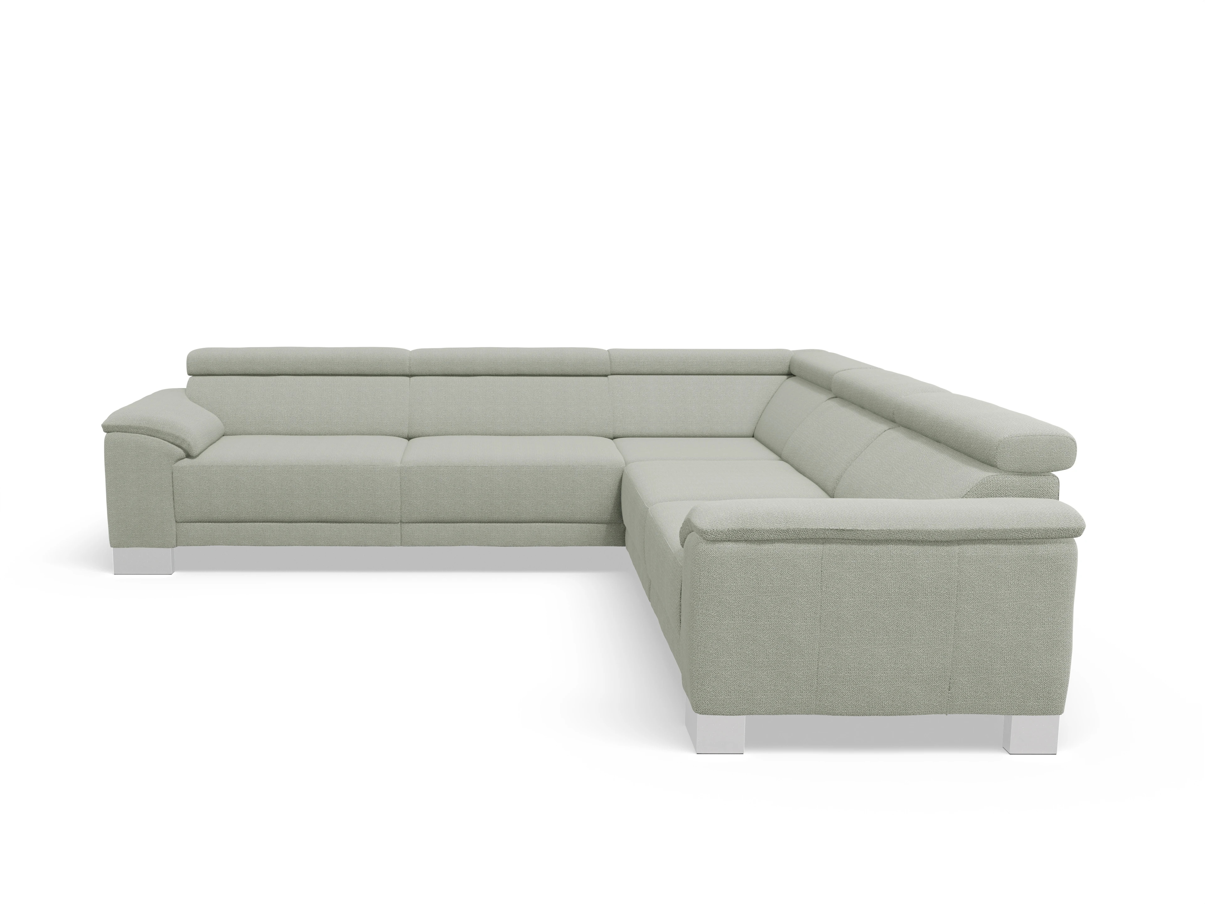 Antonio Ecksofa SPE Large Ansicht des Produktes Antonio Ecksofa gleichschenklig in Stoff Grau