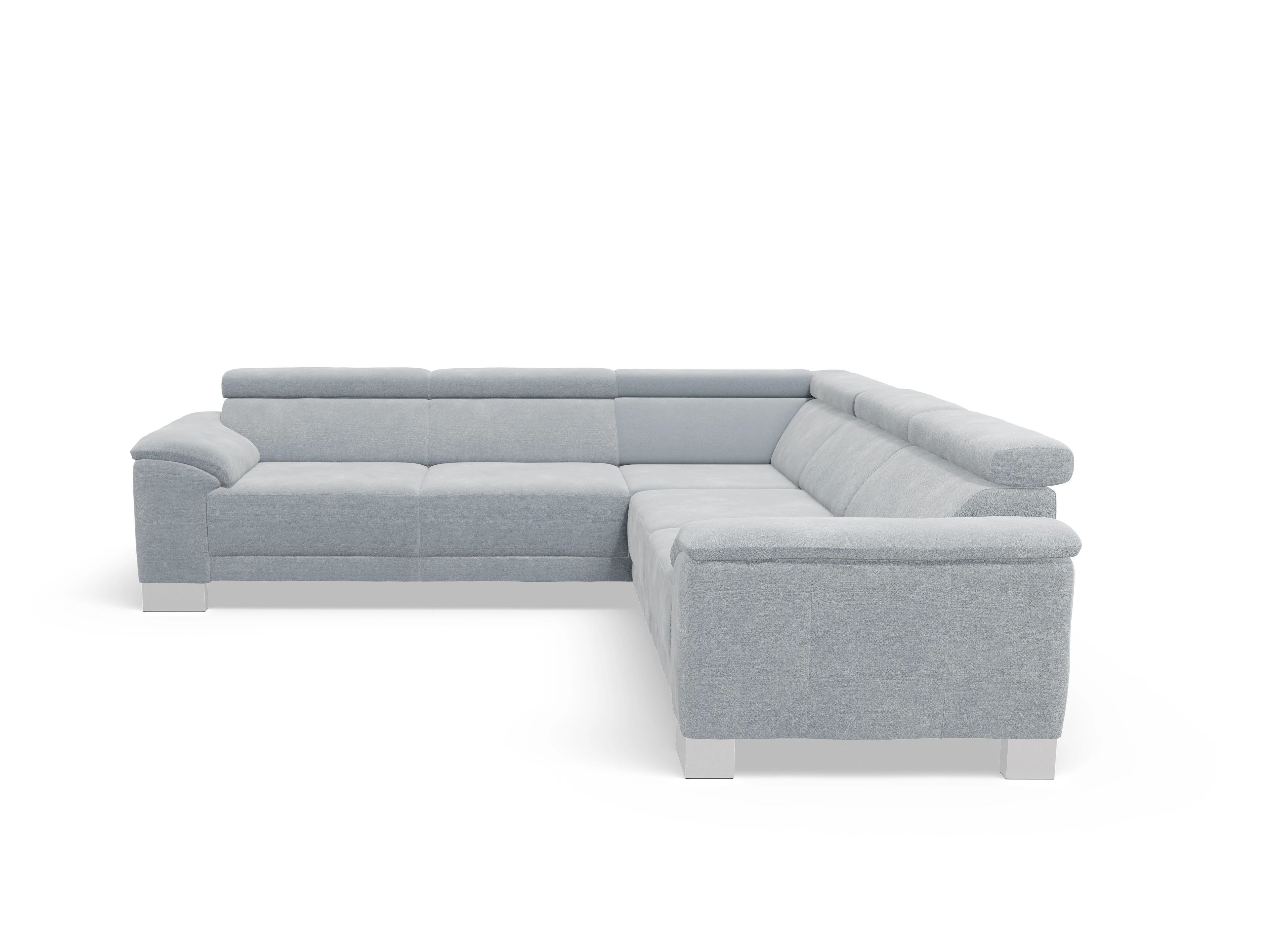 Ansicht des Produktes Antonio Ecksofa gleichschenklig in Stoff Blau