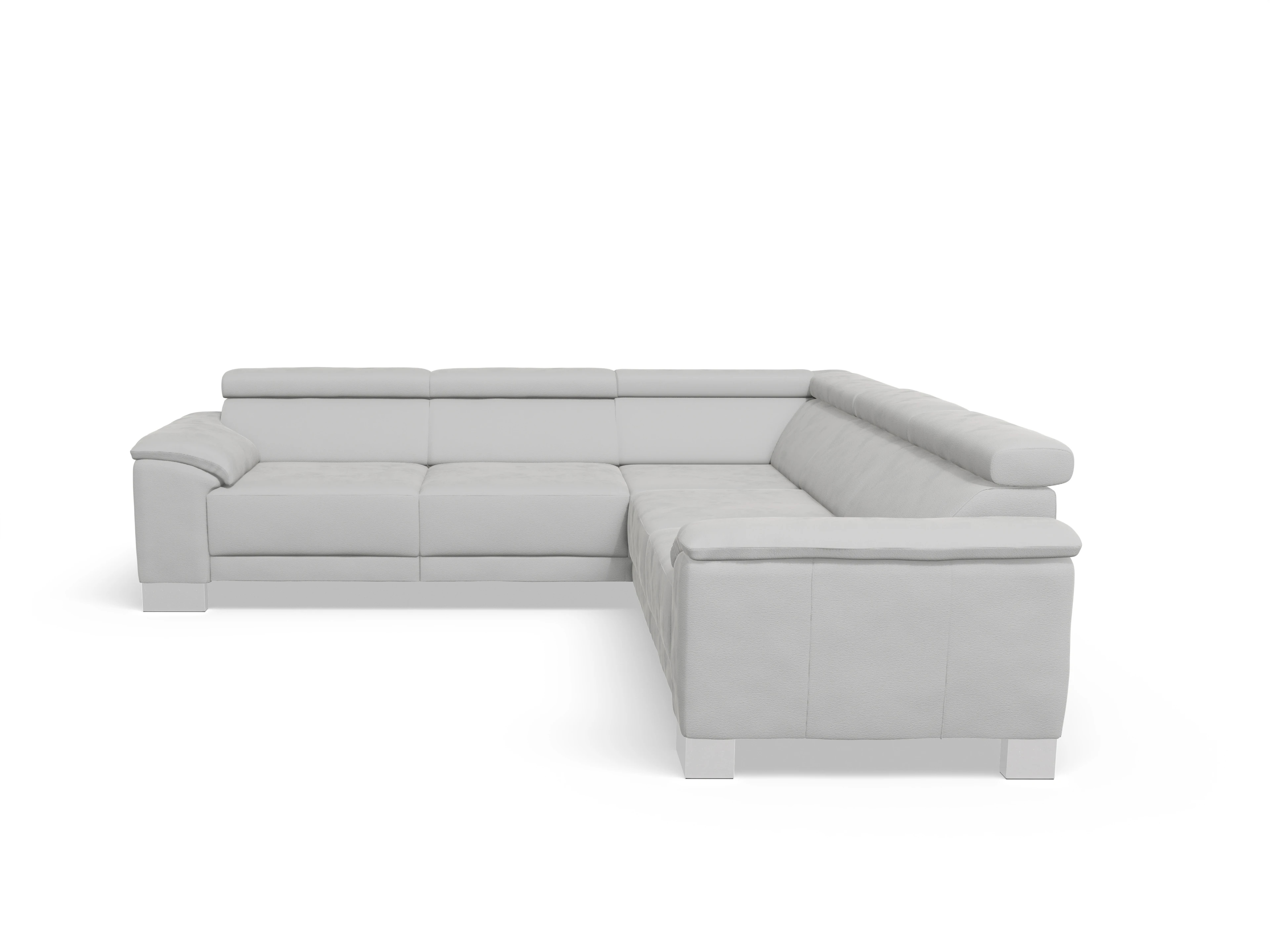 Ansicht des Produktes Antonio Ecksofa gleichschenklig in Stoff Grau