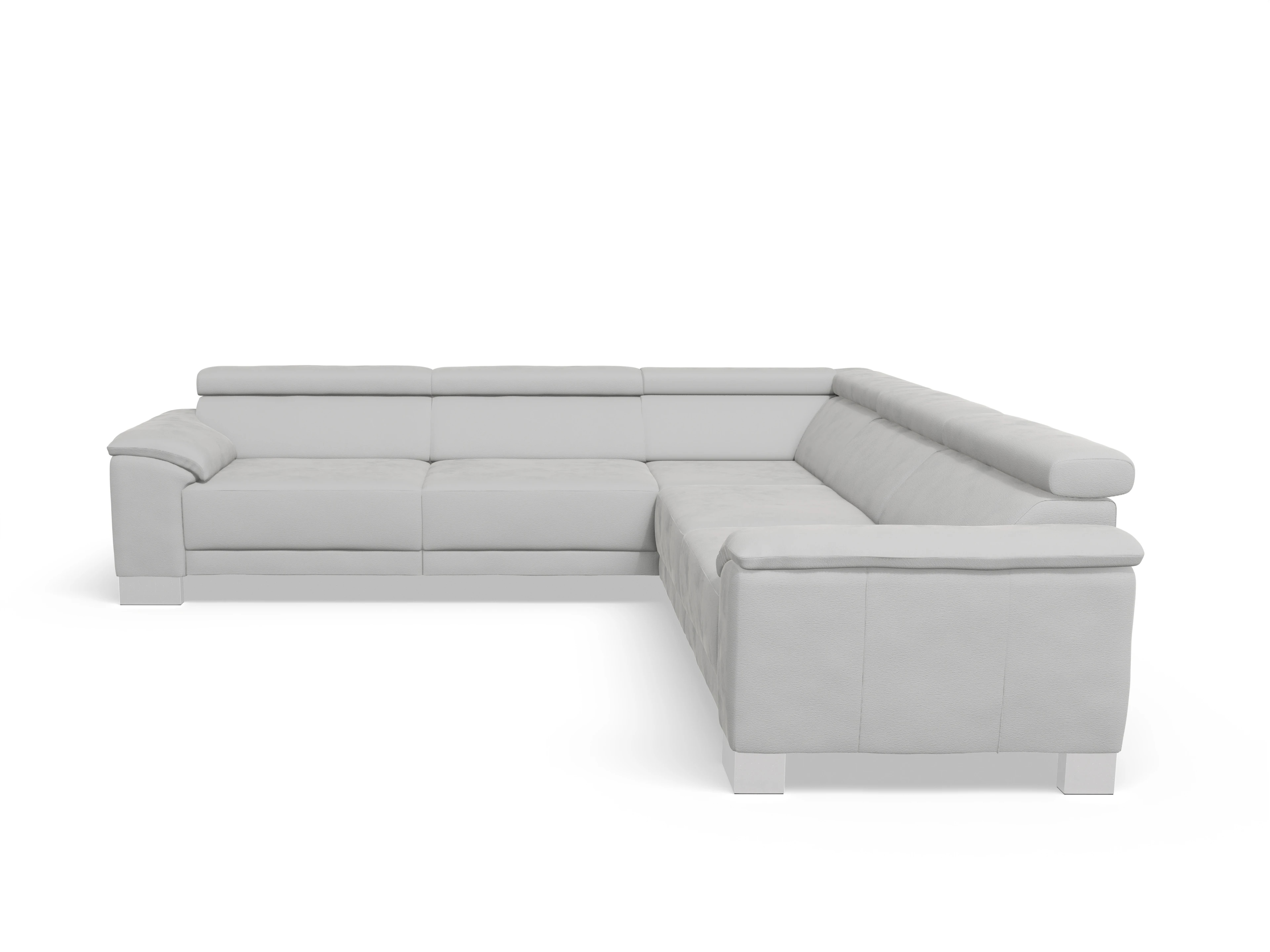 Ansicht des Produktes Antonio Ecksofa gleichschenklig in Stoff Grau