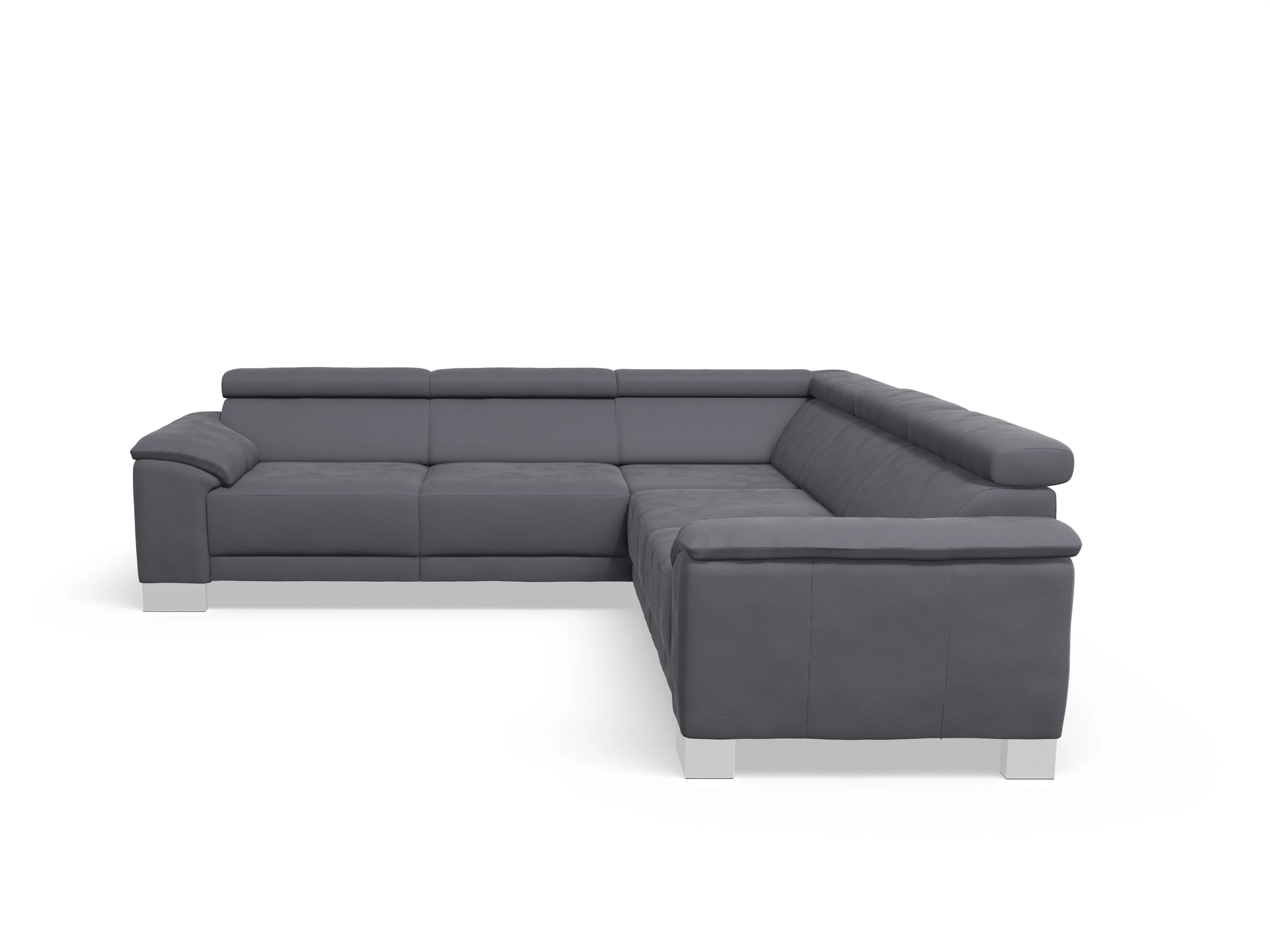 Ansicht des Produktes Antonio Ecksofa gleichschenklig in Stoff Grau