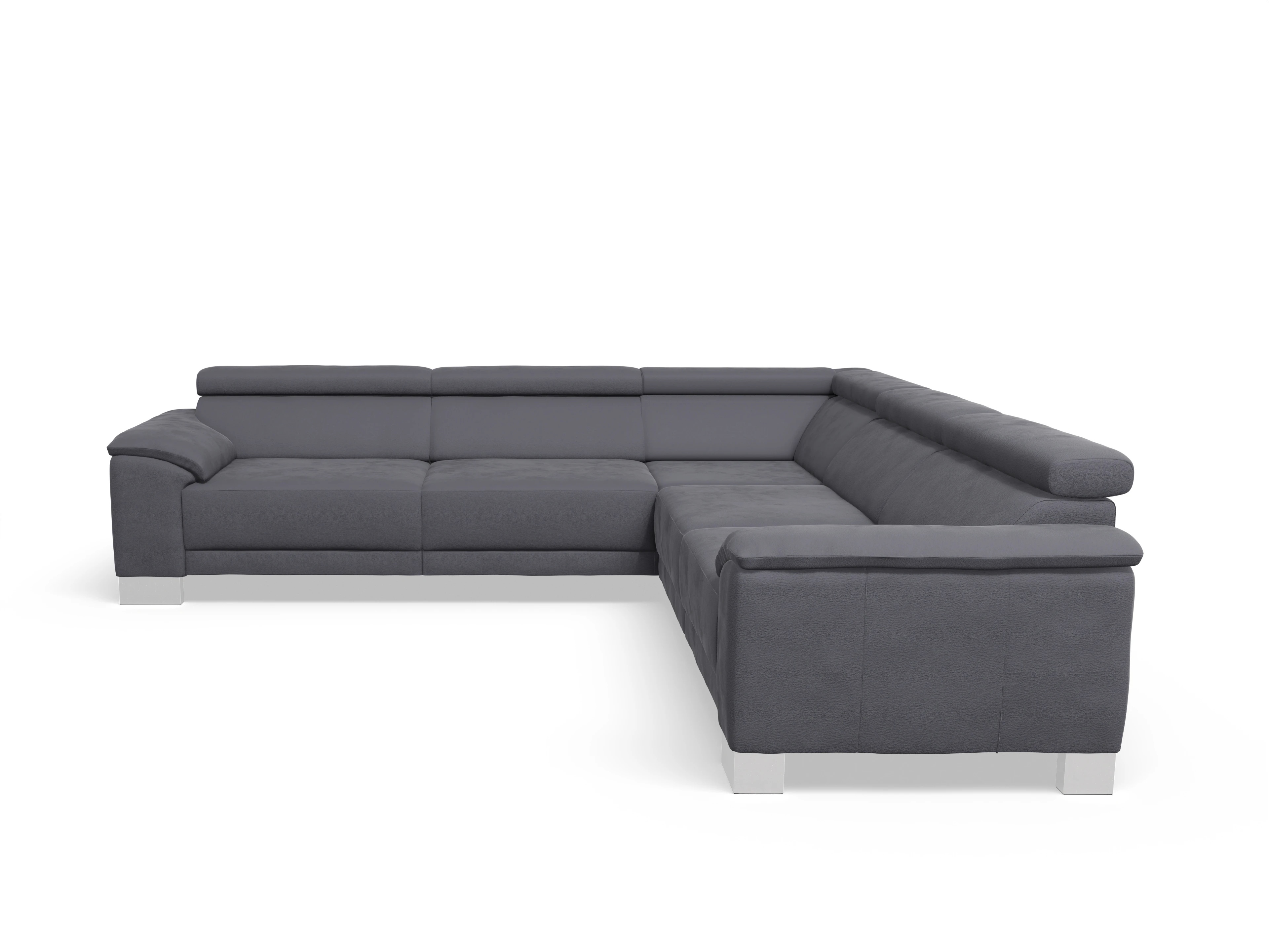 Antonio Ecksofa SPE Large Ansicht des Produktes Antonio Ecksofa gleichschenklig in Stoff Grau