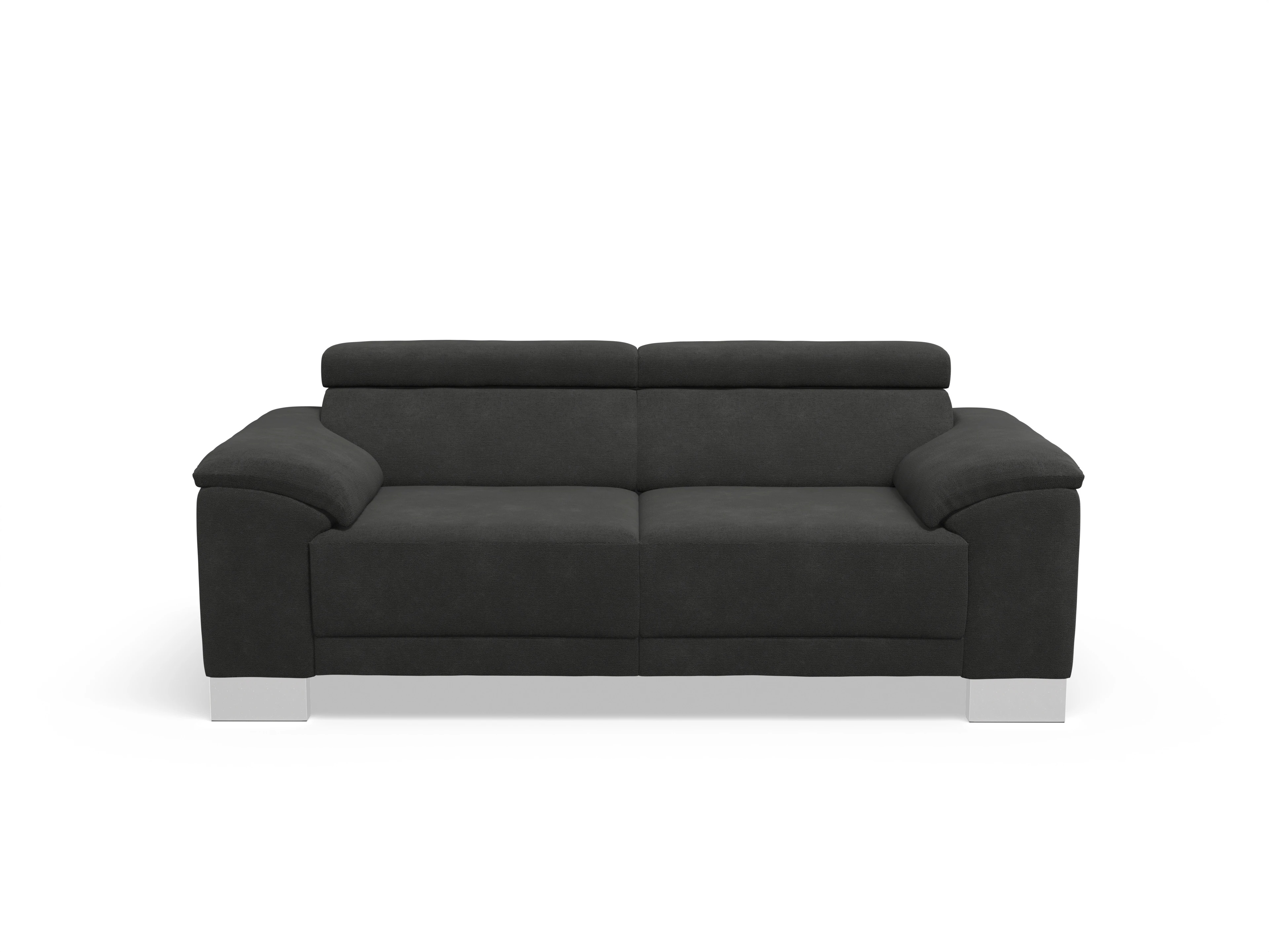 Ansicht des Produktes Antonio 2-Sitzer Sofa in Stoff Schwarz