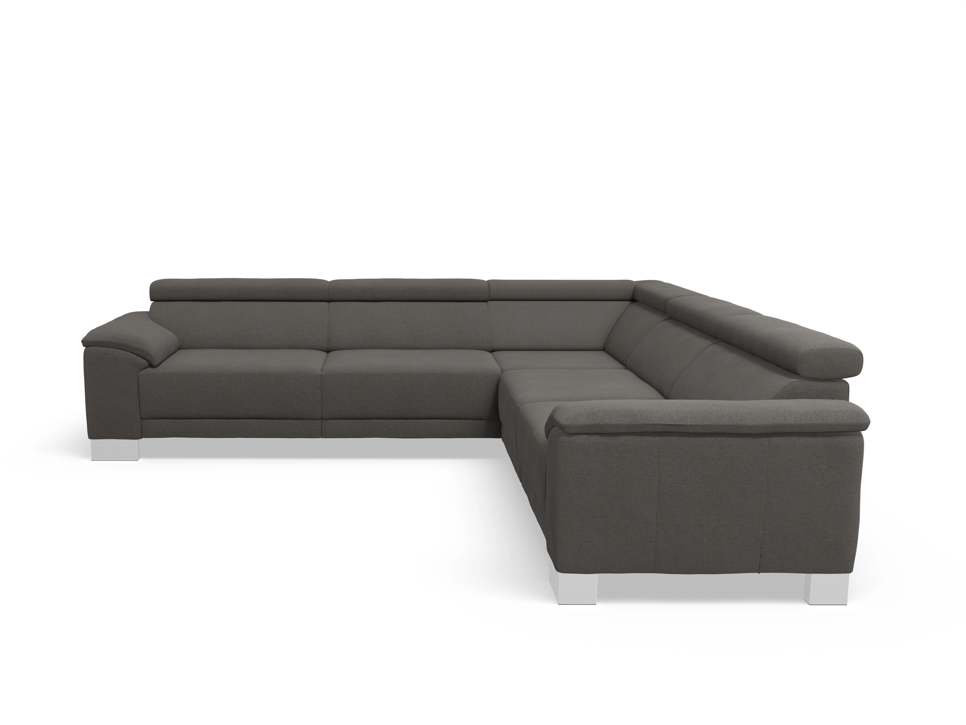 Ansicht des Produktes Antonio Ecksofa gleichschenklig in Stoff Grau