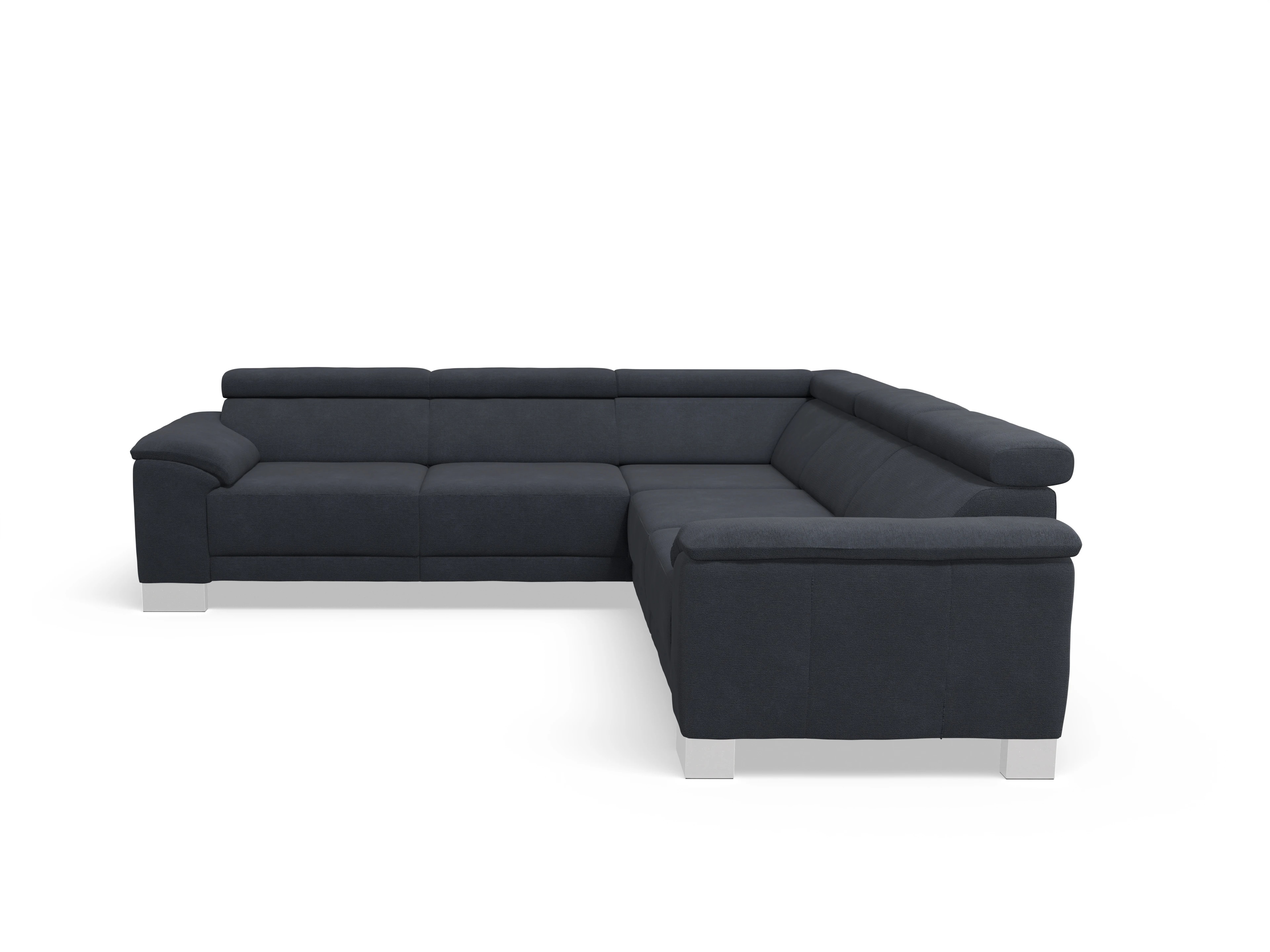 Ansicht des Produktes Antonio Ecksofa gleichschenklig in Stoff Blau