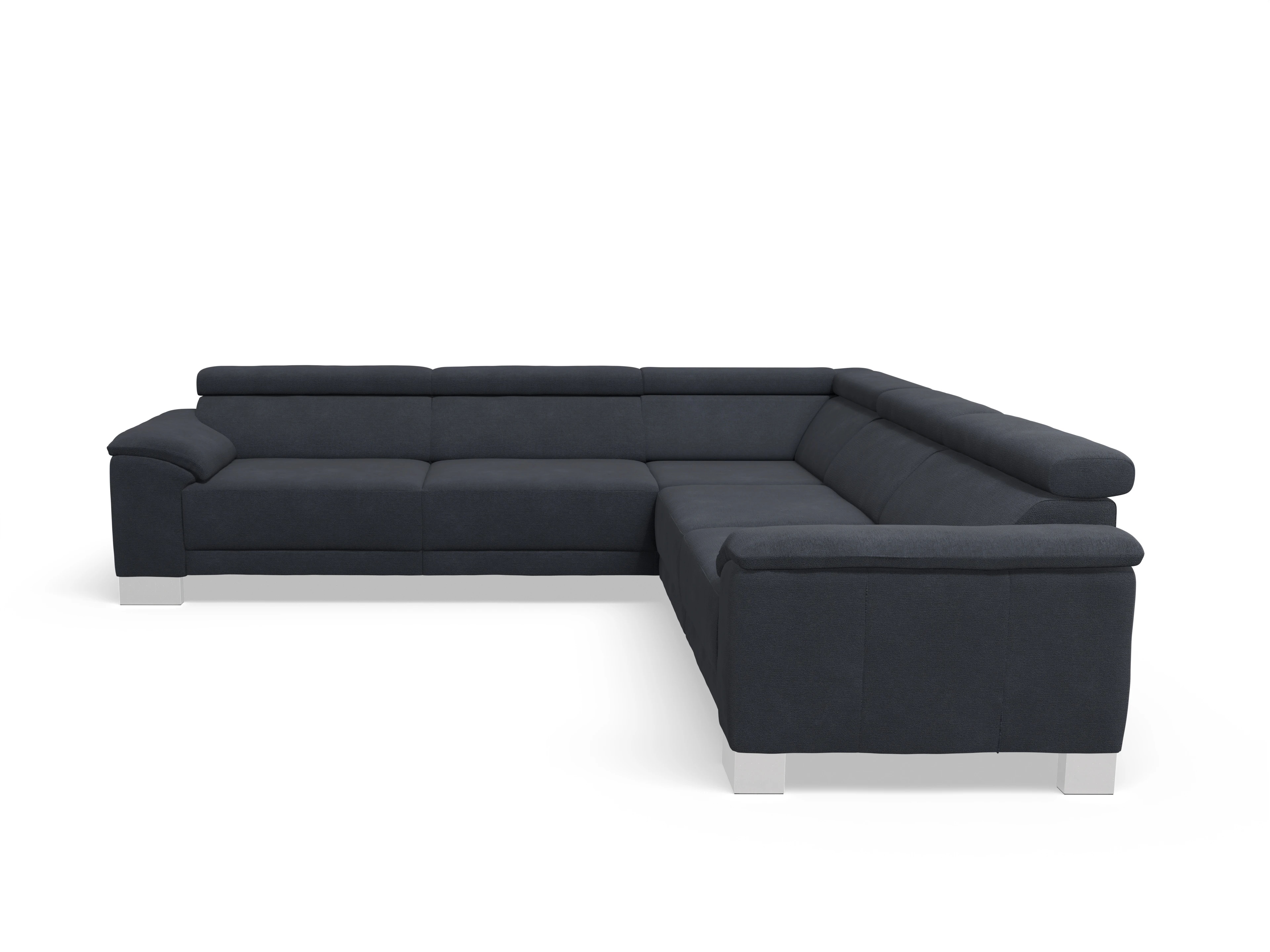 Antonio Ecksofa SPE Large Ansicht des Produktes Antonio Ecksofa gleichschenklig in Stoff Blau