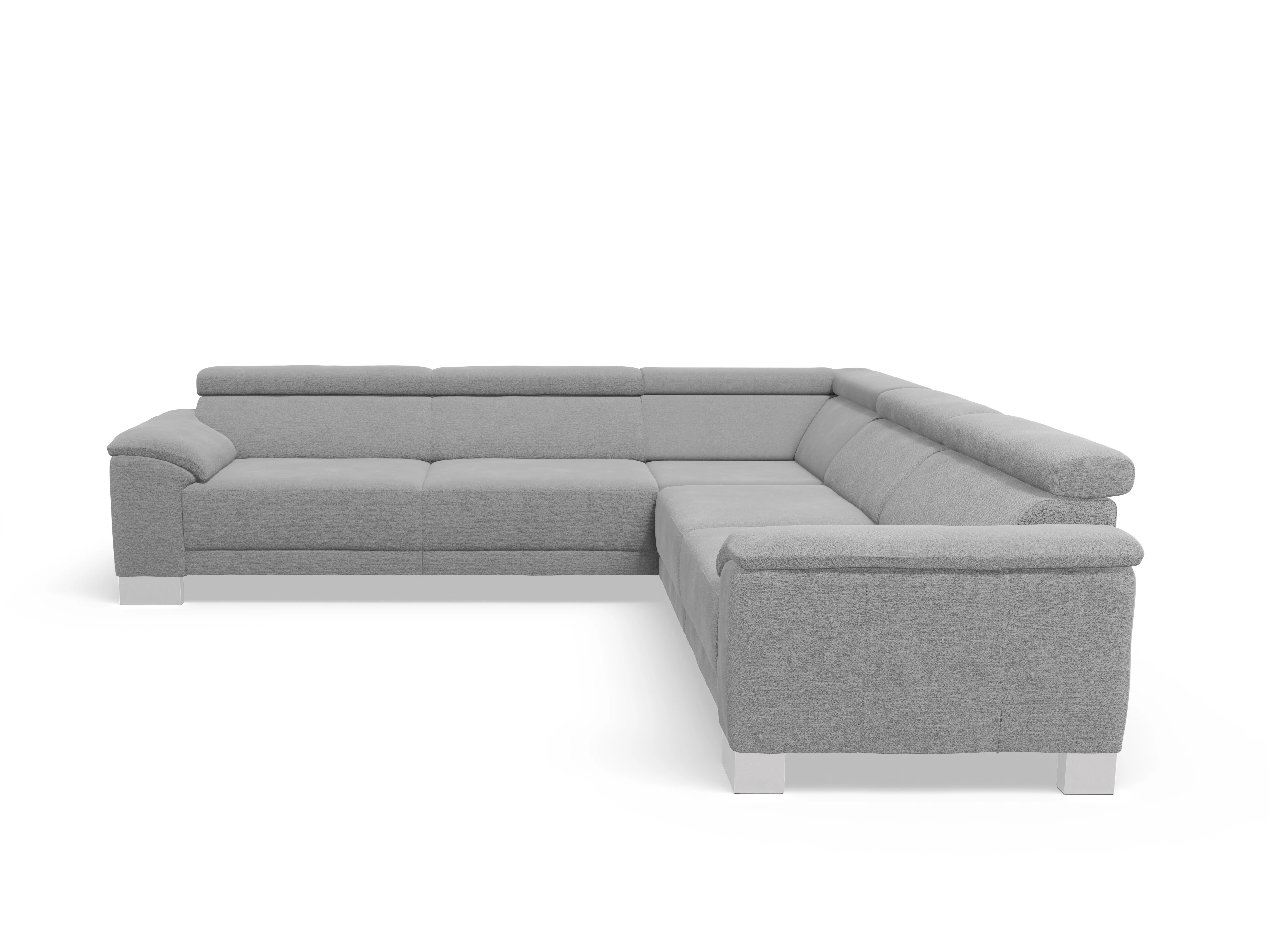 Ansicht des Produktes Antonio Ecksofa gleichschenklig in Stoff Grau