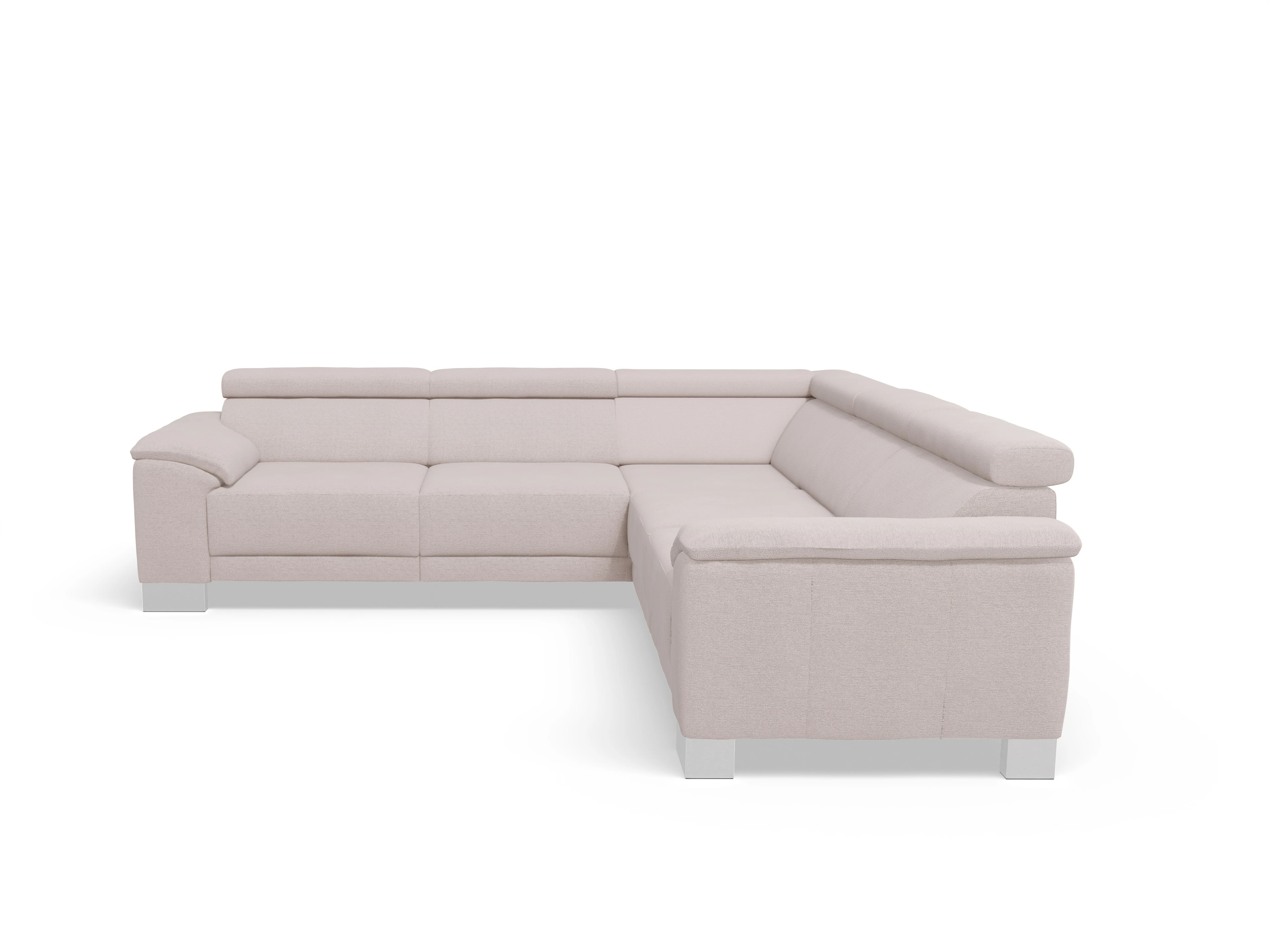 Antonio Ecksofa SPE Medium Ansicht des Produktes Antonio Ecksofa gleichschenklig in Stoff Weiss