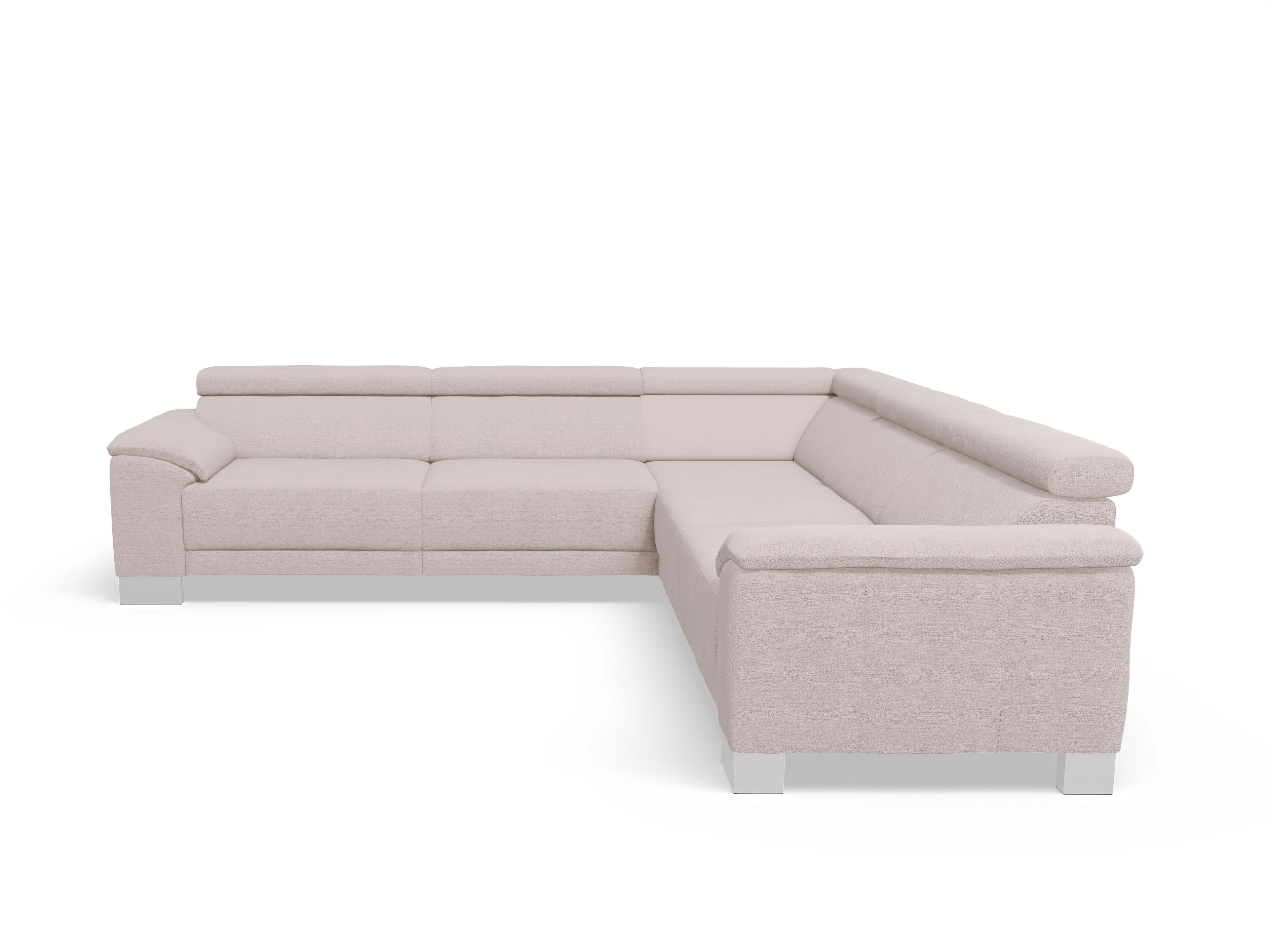 Antonio Ecksofa SPE Large Ansicht des Produktes Antonio Ecksofa gleichschenklig in Stoff Weiss