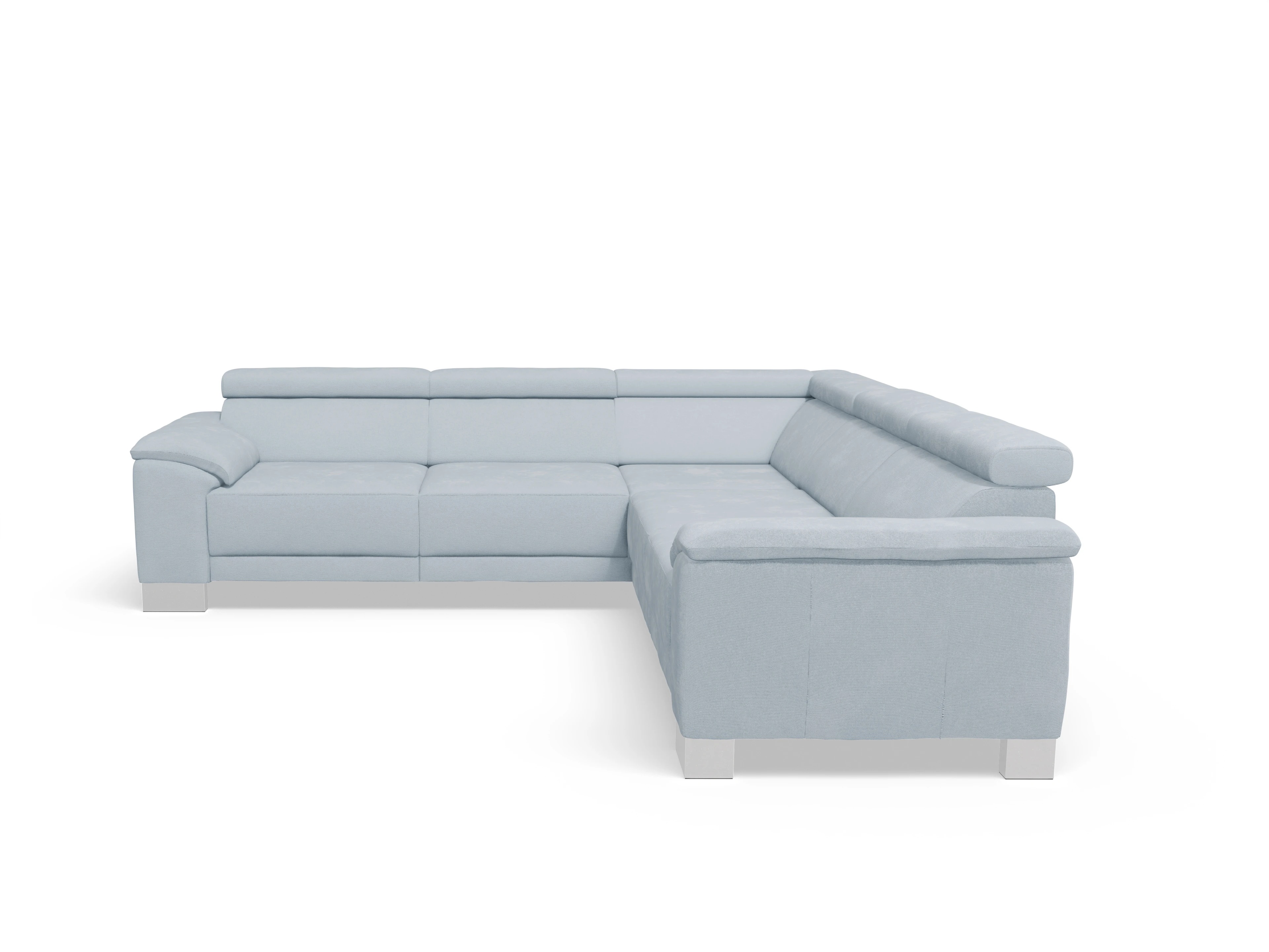 Ansicht des Produktes Antonio Ecksofa gleichschenklig in Stoff Blau