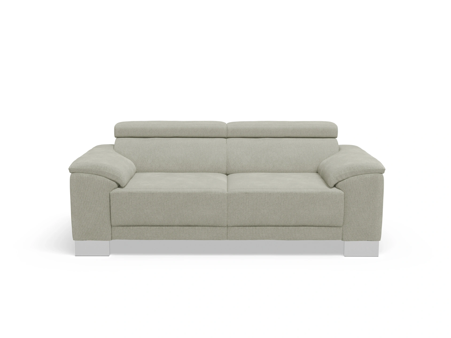 Ansicht des Produktes Antonio 2-Sitzer Sofa in Stoff Grau