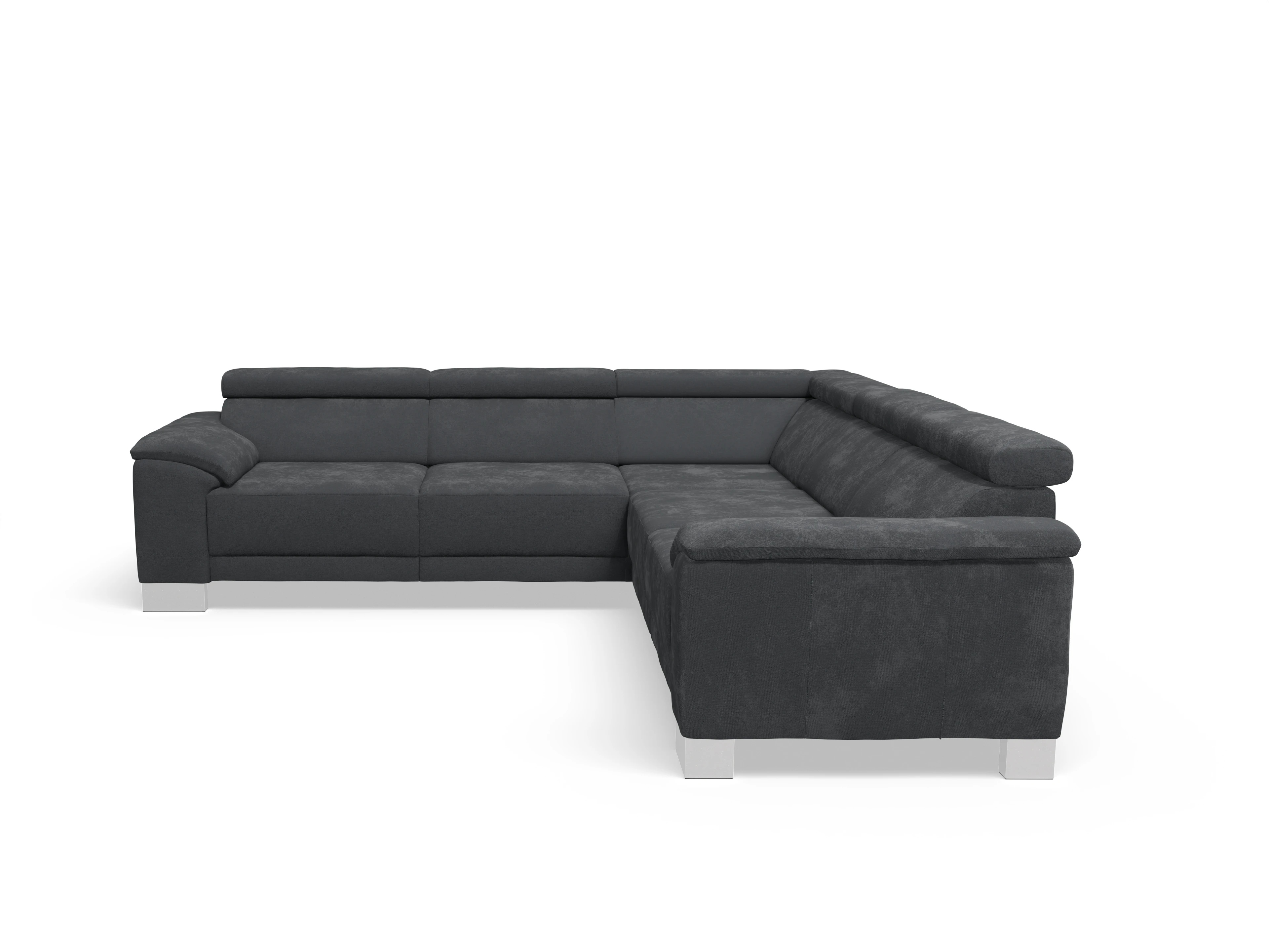 Ansicht des Produktes Antonio Ecksofa gleichschenklig in Stoff Braun