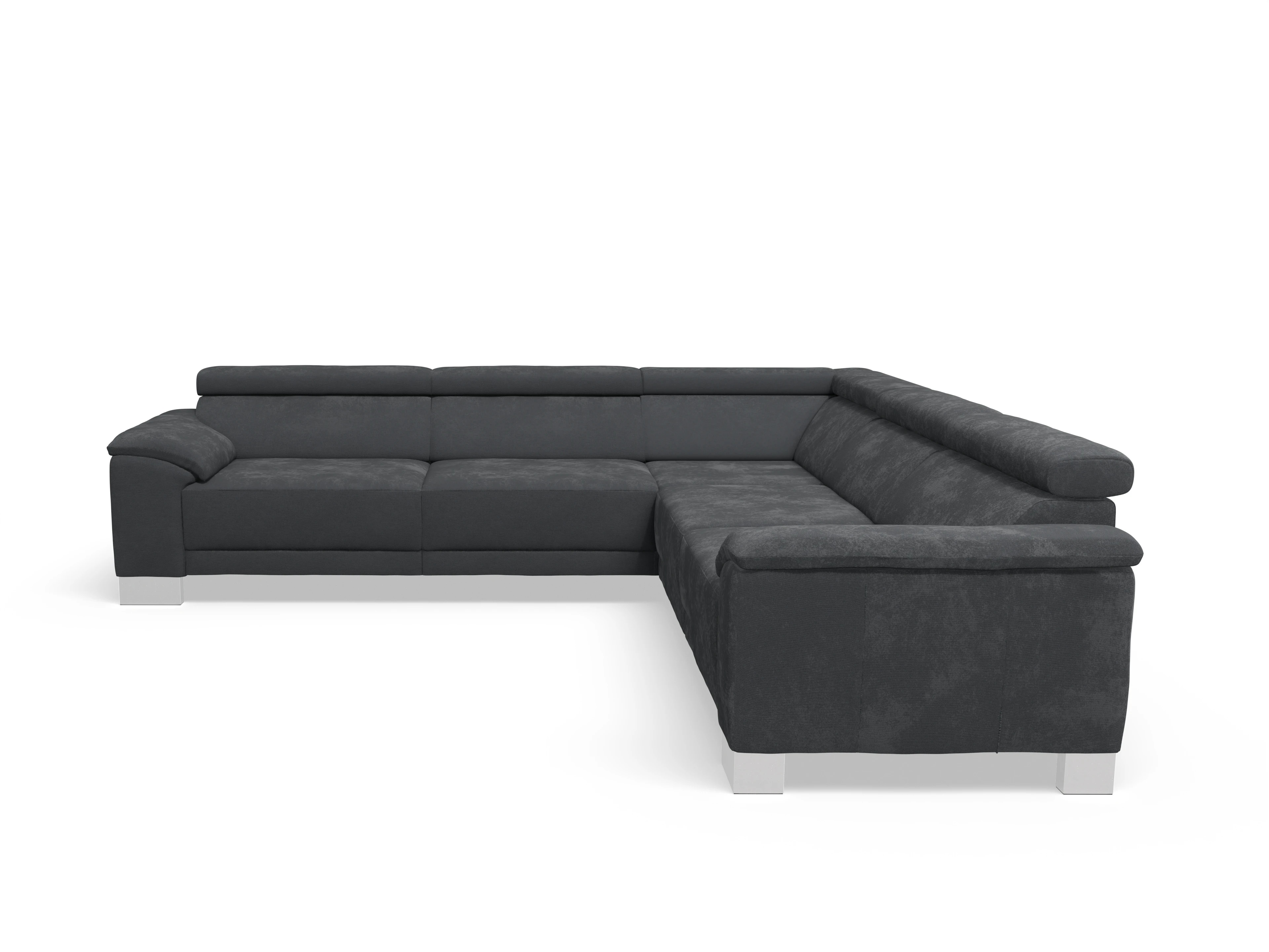 Ansicht des Produktes Antonio Ecksofa gleichschenklig in Stoff Braun