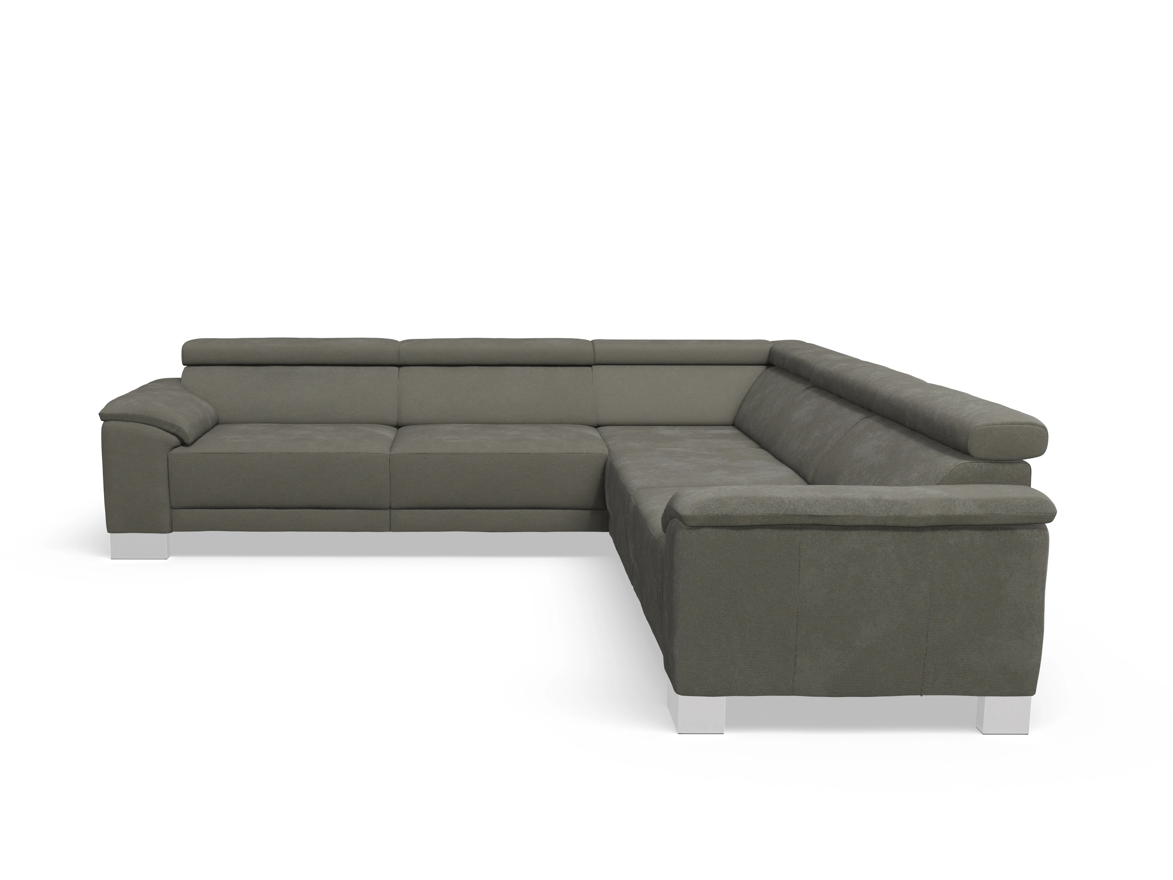 Antonio Ecksofa SPE Large Ansicht des Produktes Antonio Ecksofa gleichschenklig in Stoff Grau
