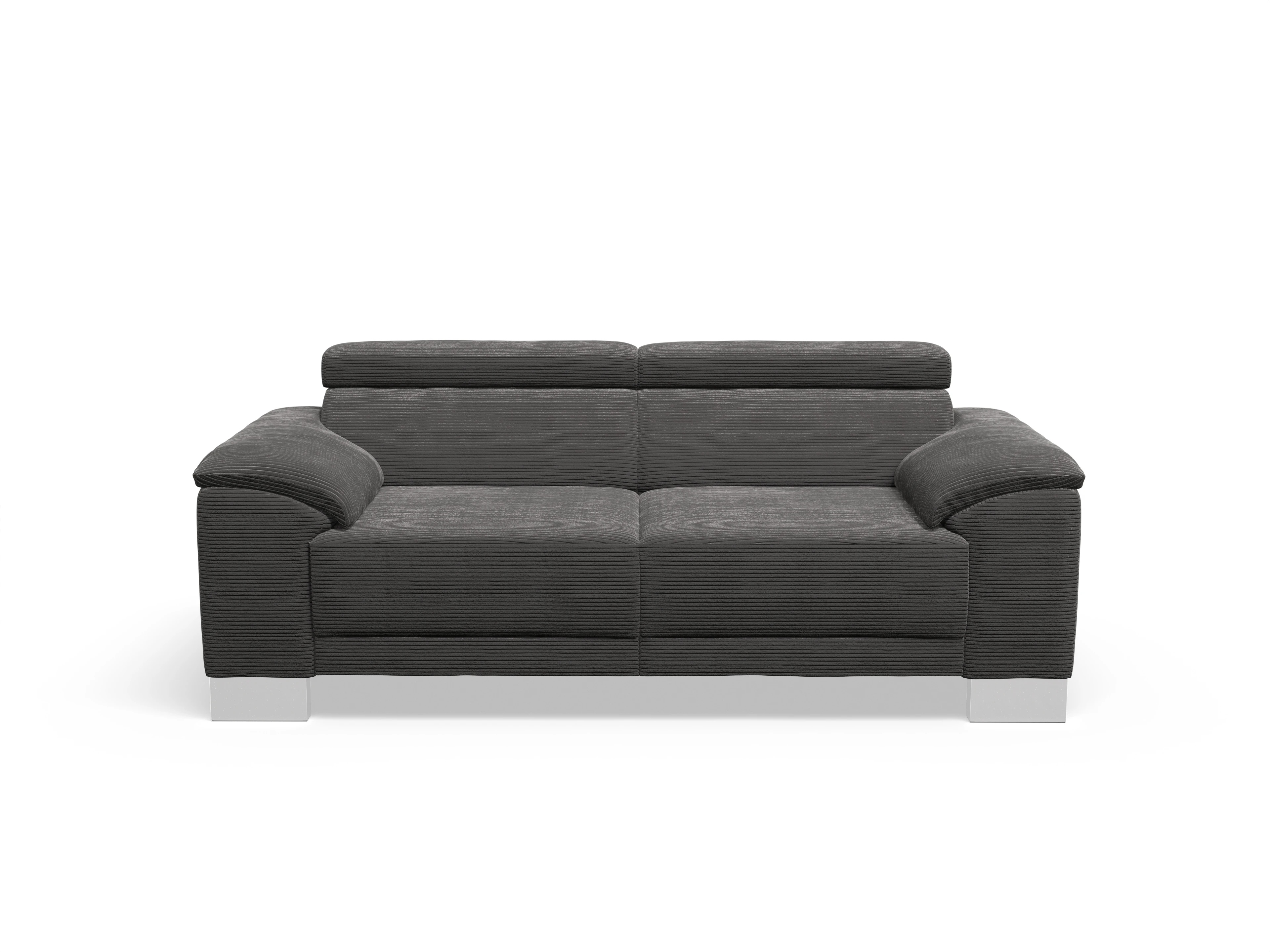 Ansicht des Produktes Antonio 2-Sitzer Sofa in Stoff Grau