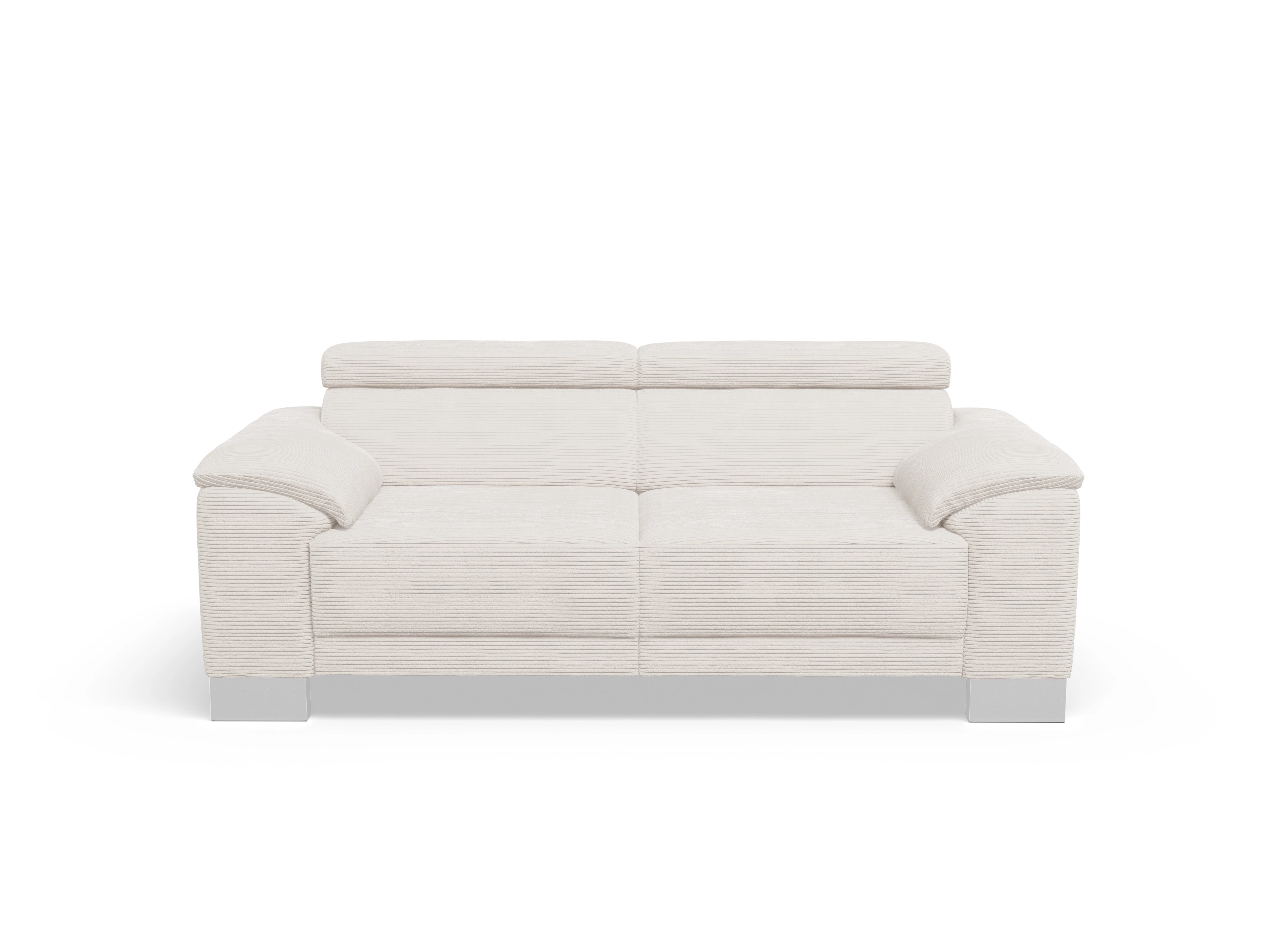 Ansicht des Produktes Antonio 2-Sitzer Sofa in Stoff Weiss