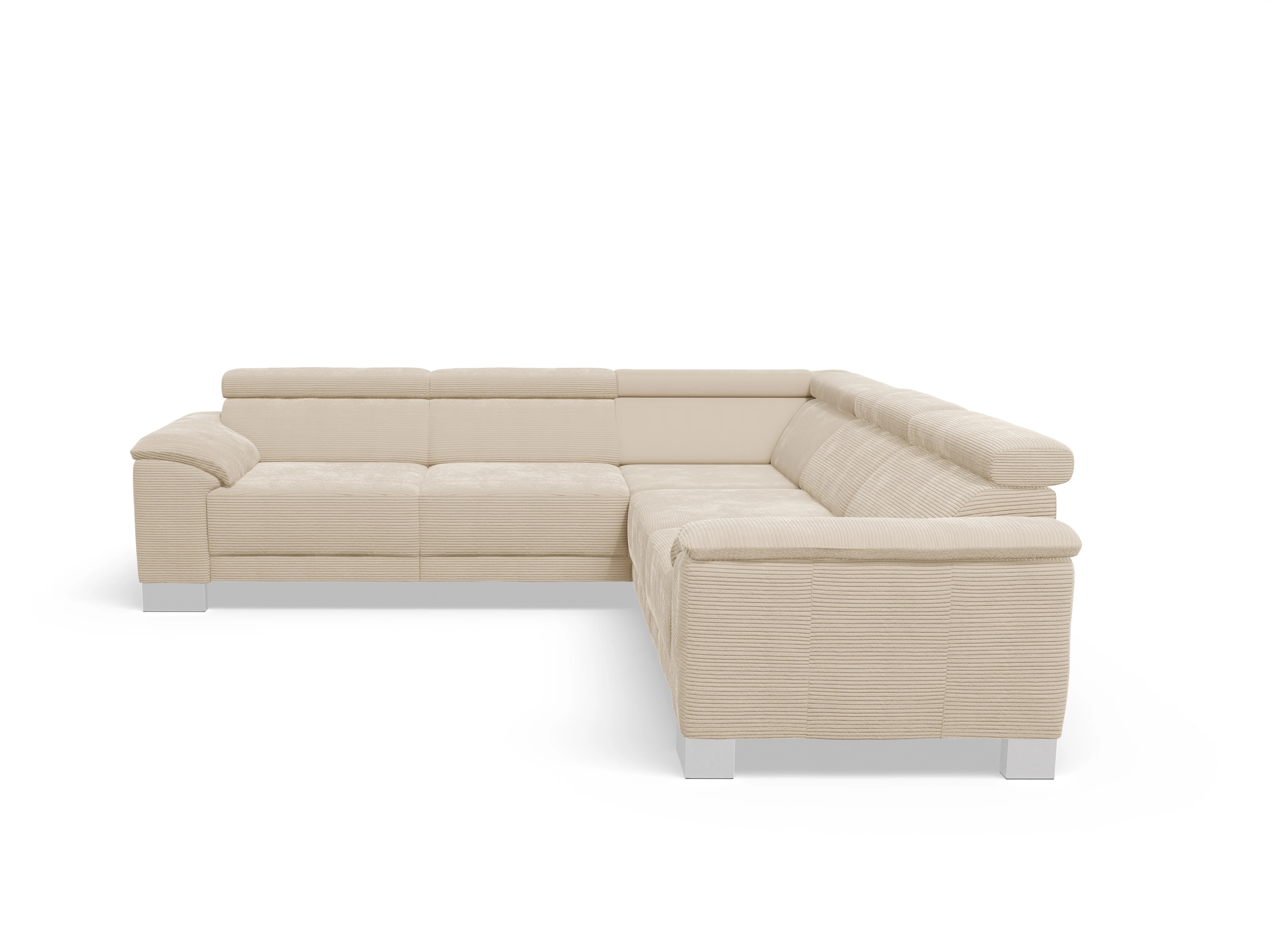 Ansicht des Produktes Antonio Ecksofa gleichschenklig in Stoff Beige