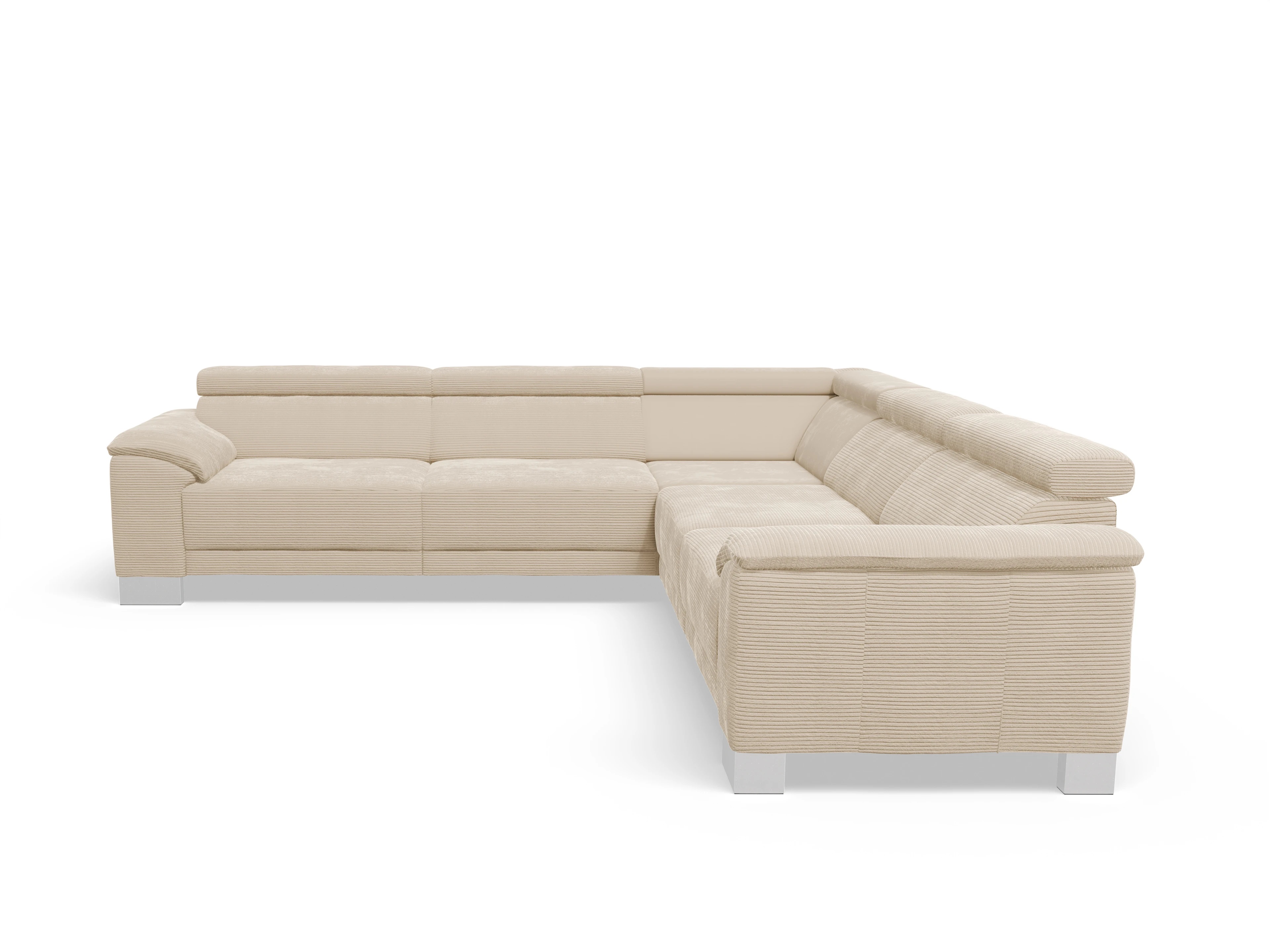 Antonio Ecksofa SPE Large Ansicht des Produktes Antonio Ecksofa gleichschenklig in Stoff Beige
