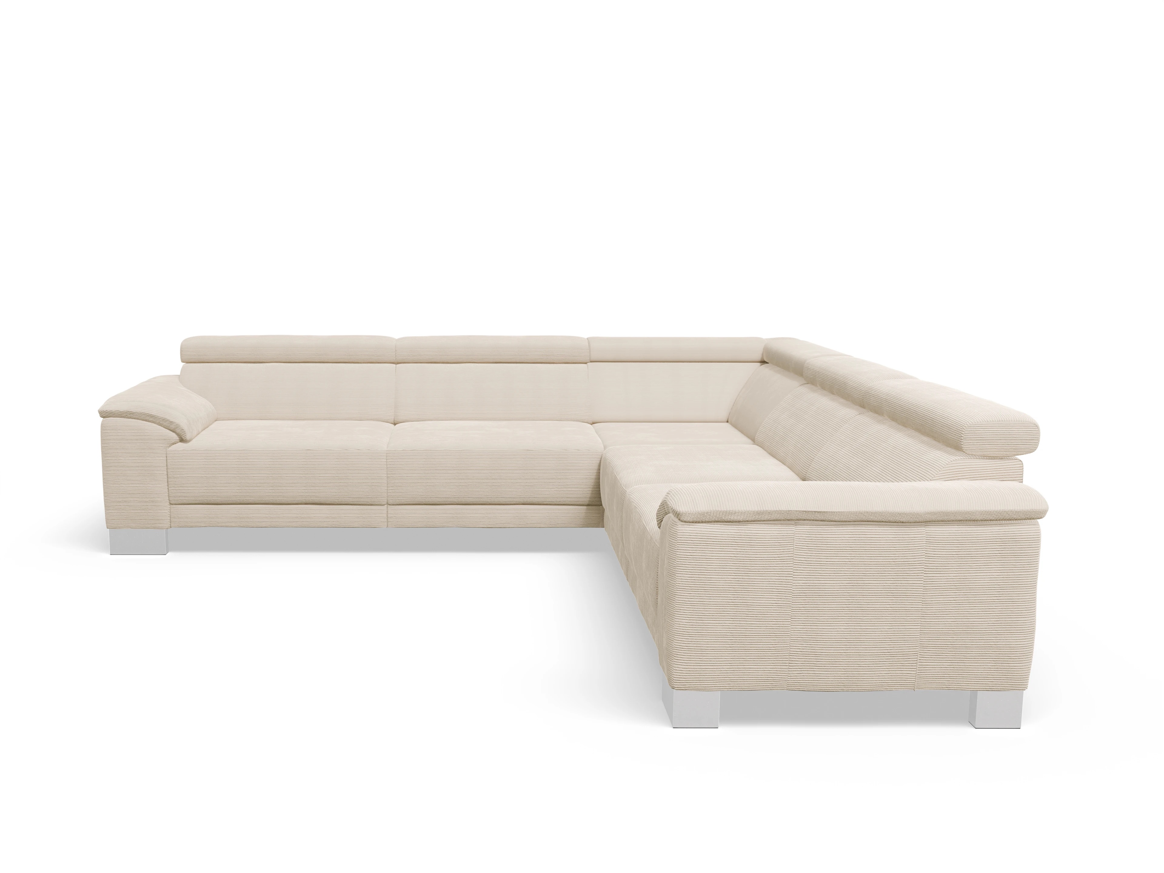 Antonio Ecksofa SPE Large Ansicht des Produktes Antonio Ecksofa gleichschenklig in Stoff Weiss