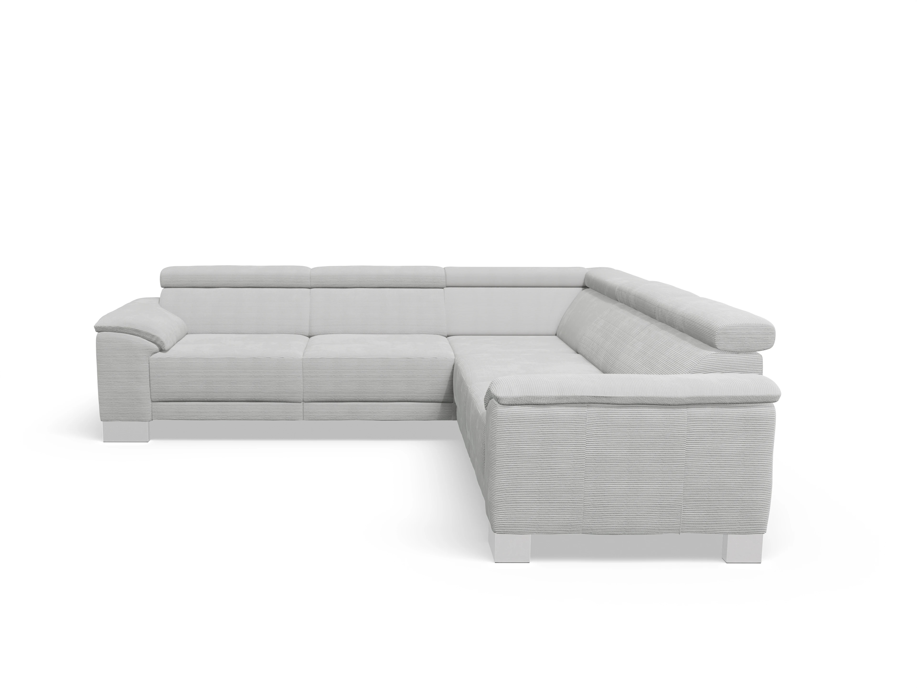 Ansicht des Produktes Antonio Ecksofa gleichschenklig in Stoff Grau