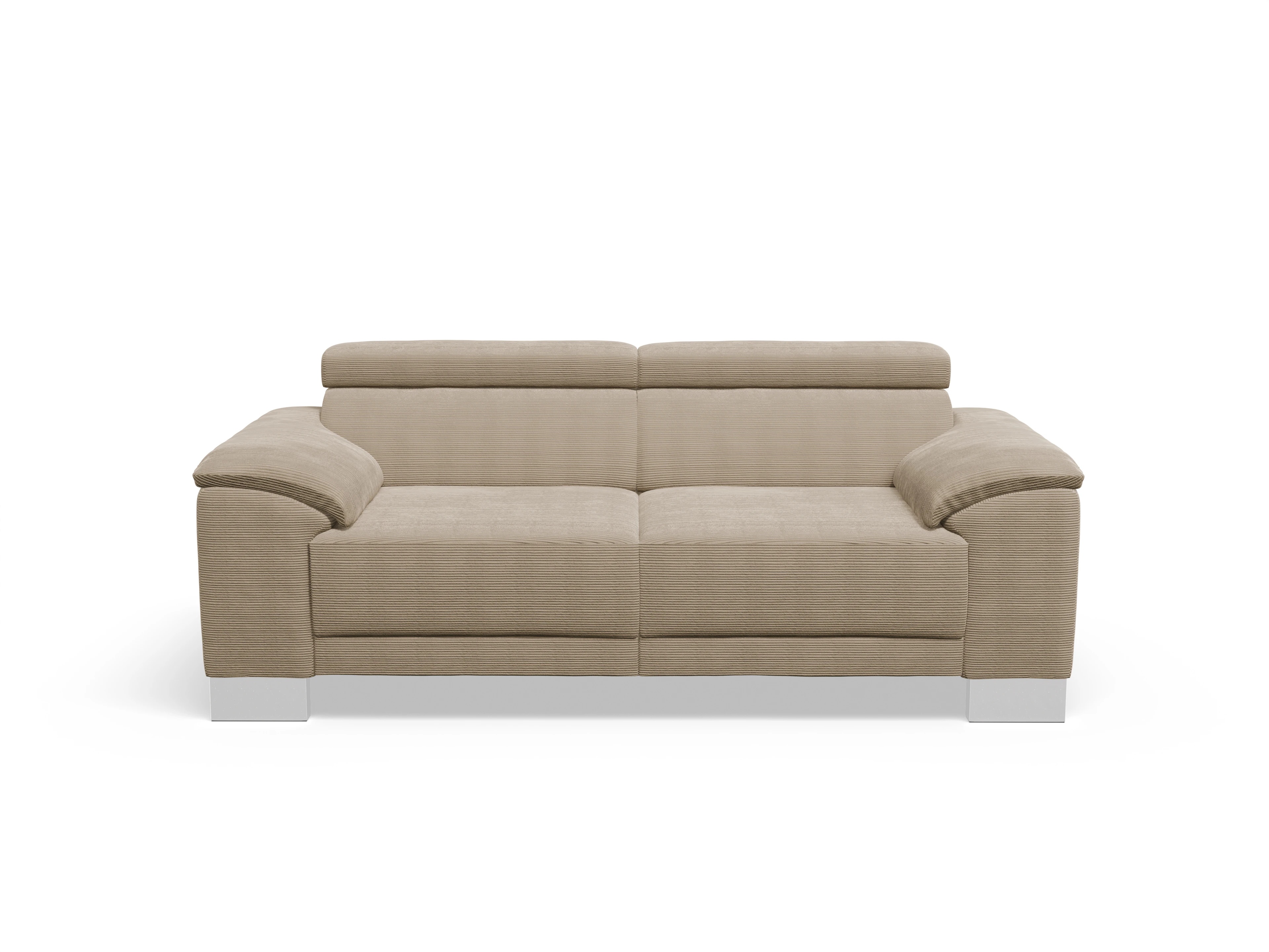 Ansicht des Produktes Antonio 2-Sitzer Sofa in Stoff Braun