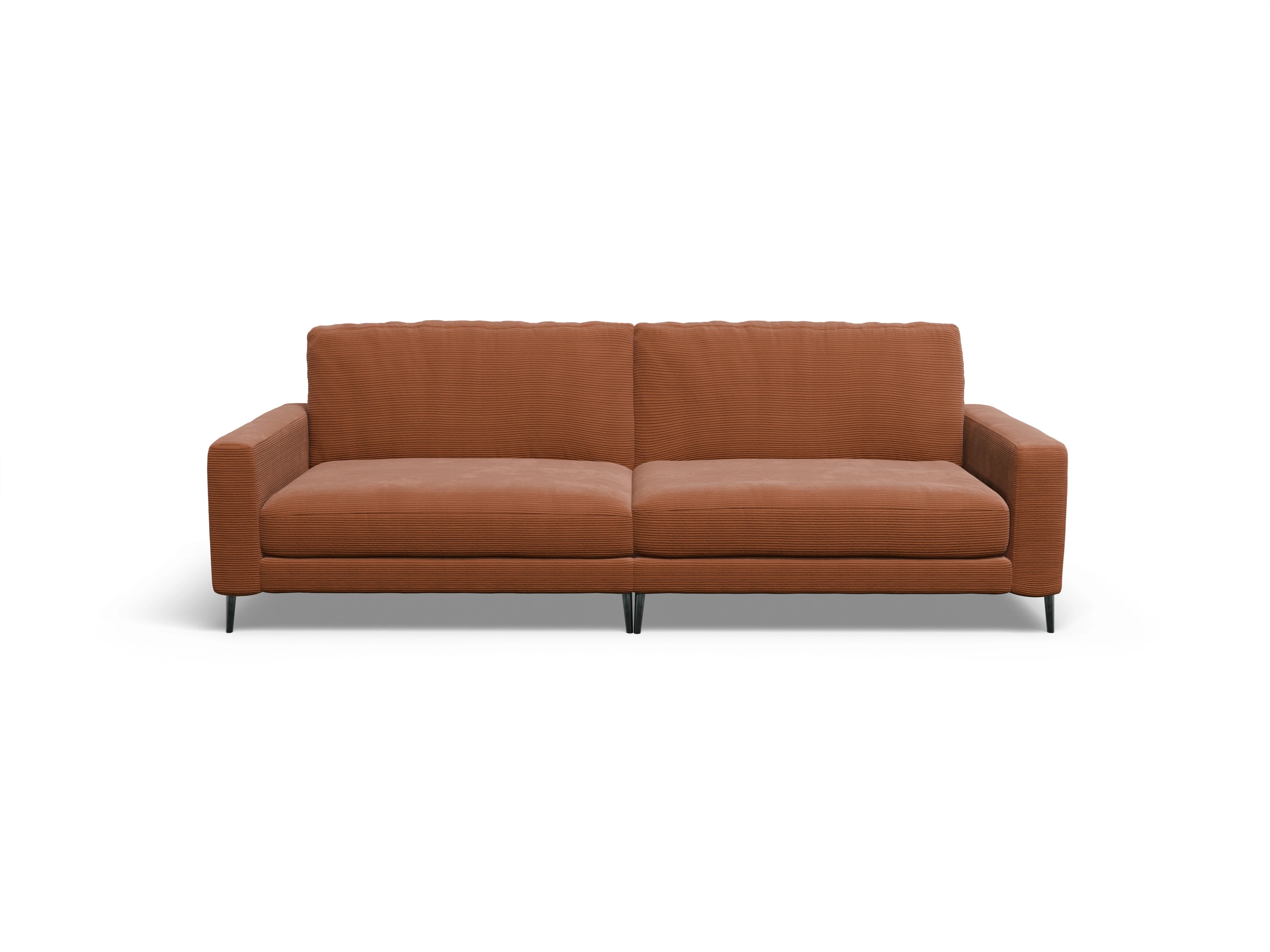 Ansicht des Produktes Urbana 3-Sitzer Sofa in Stoff Orange