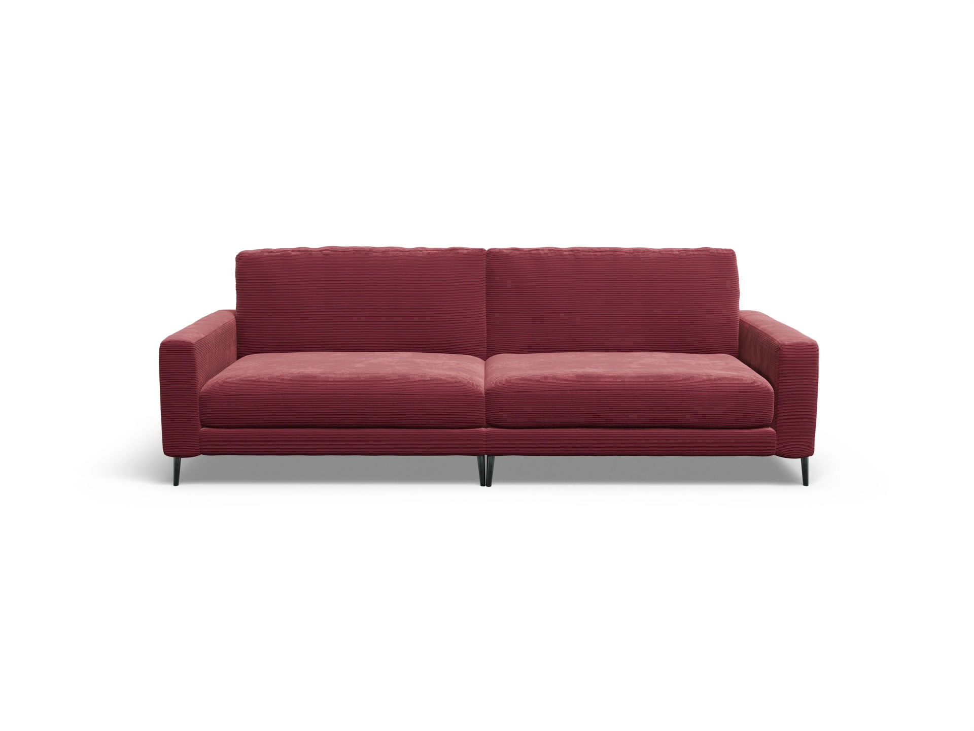 Ansicht des Produktes Urbana 3-Sitzer Sofa in Stoff Rot
