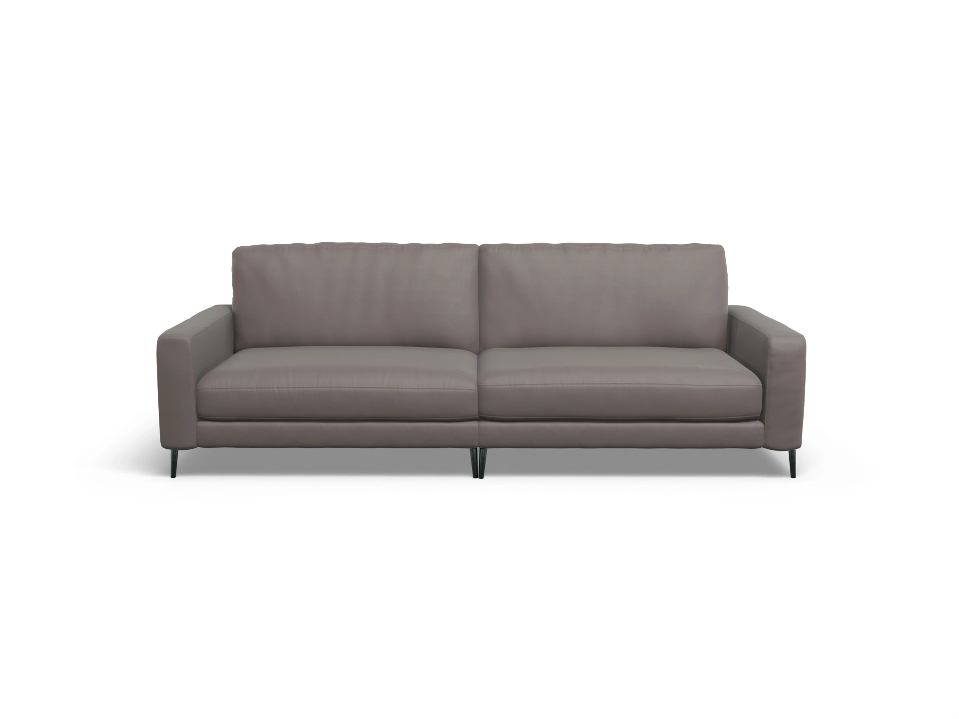 Urbana 3-Sitzer Sofa Ansicht des Produktes Urbana 3-Sitzer Sofa in Leder Grau