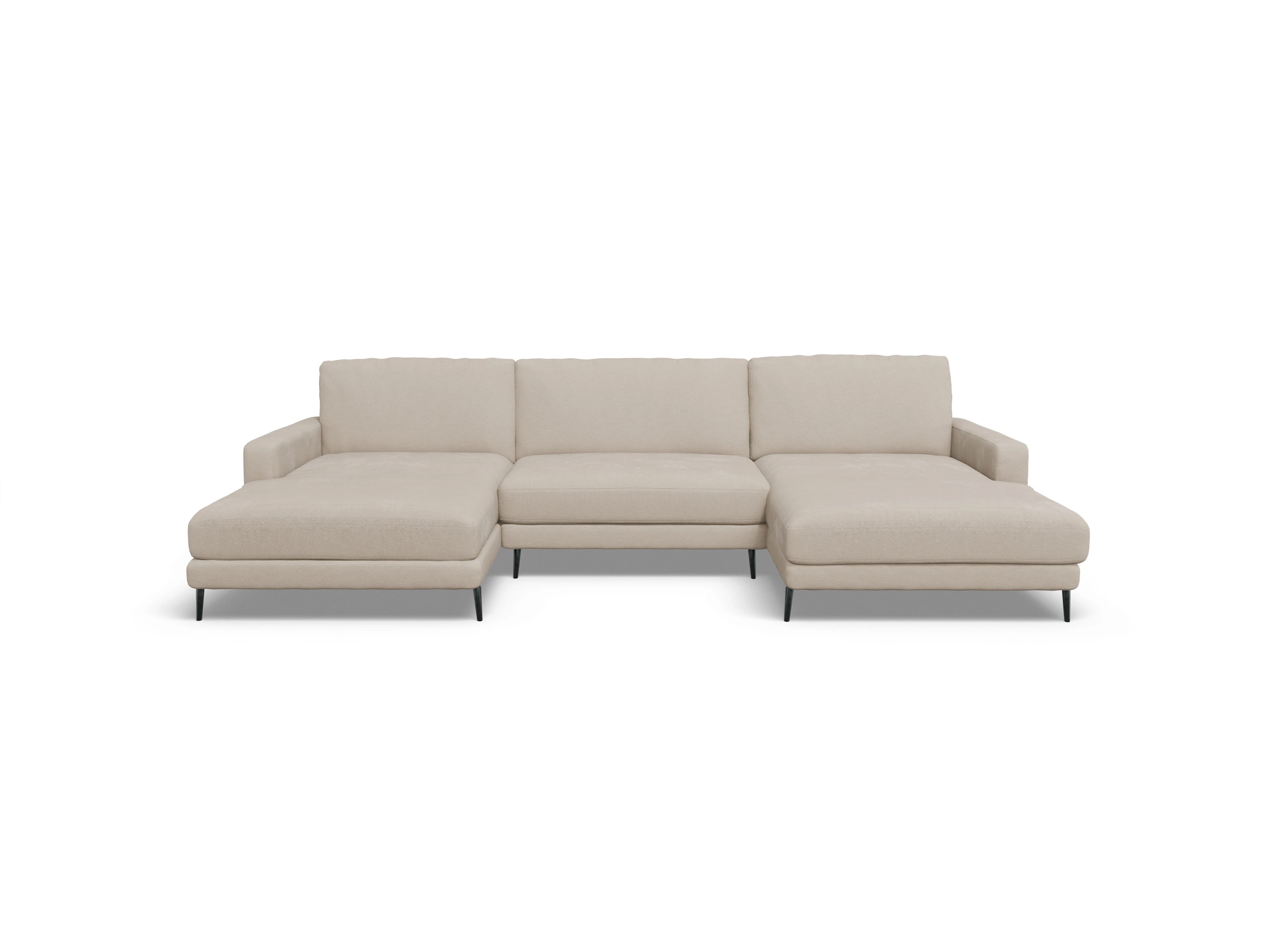 Ansicht des Produktes Urbana Wohnlandschaft offen beidseitig in Stoff Beige