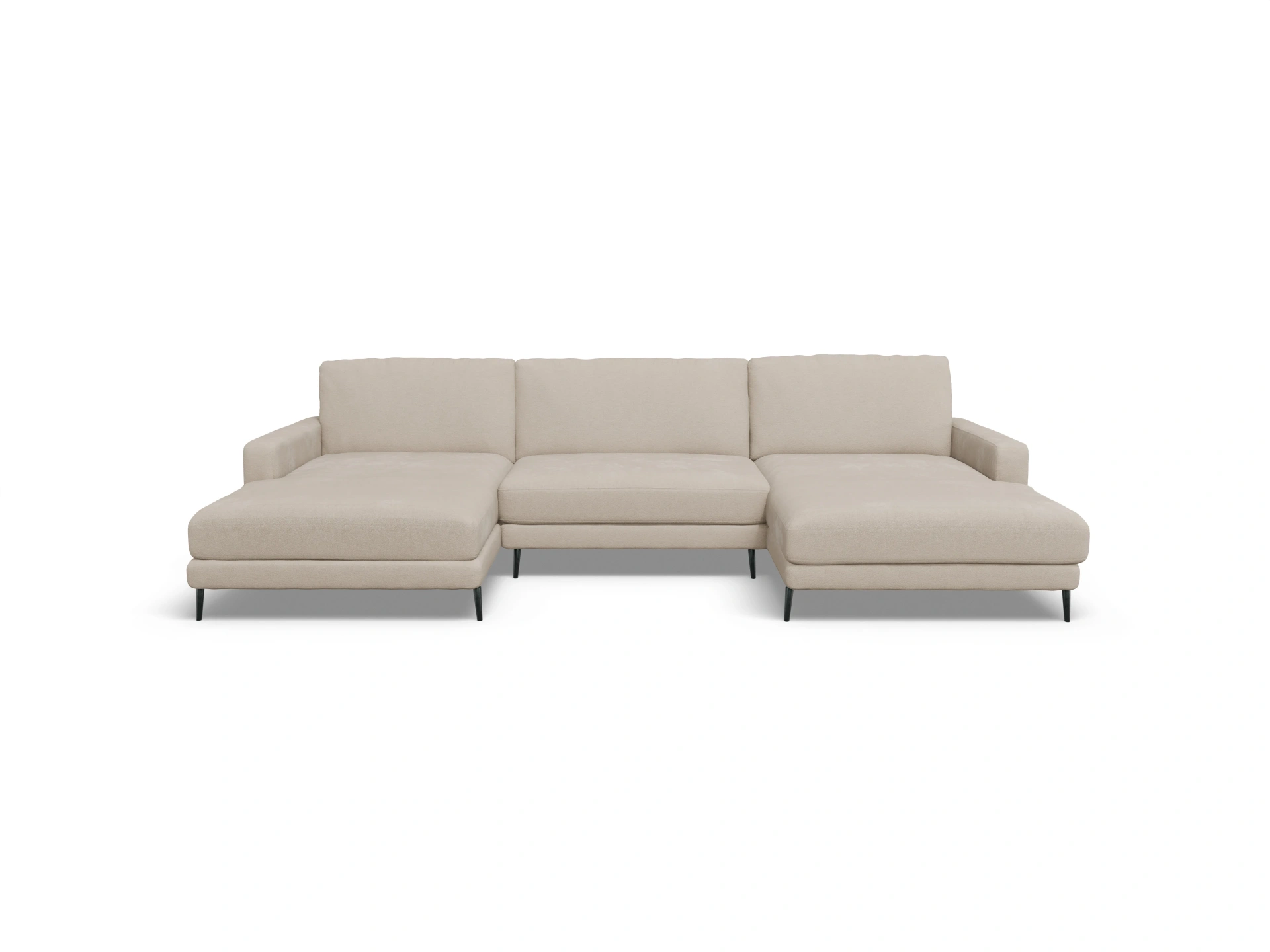 Ansicht des Produktes Urbana Wohnlandschaft offen beidseitig in Stoff Beige