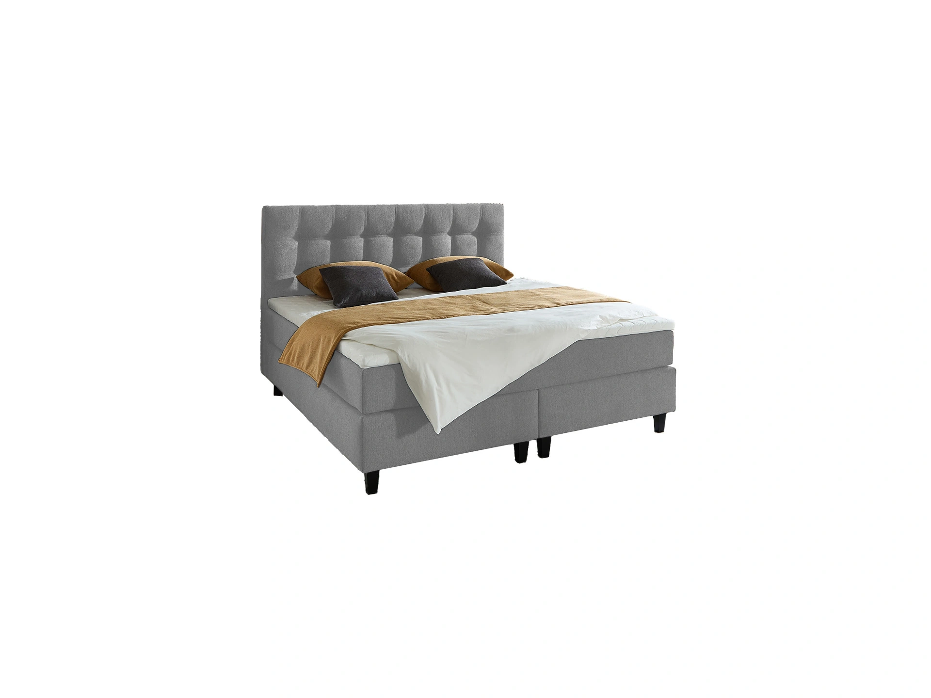 Ansicht des Produktes EVO Standard Boxspringbett in Stoff Beige