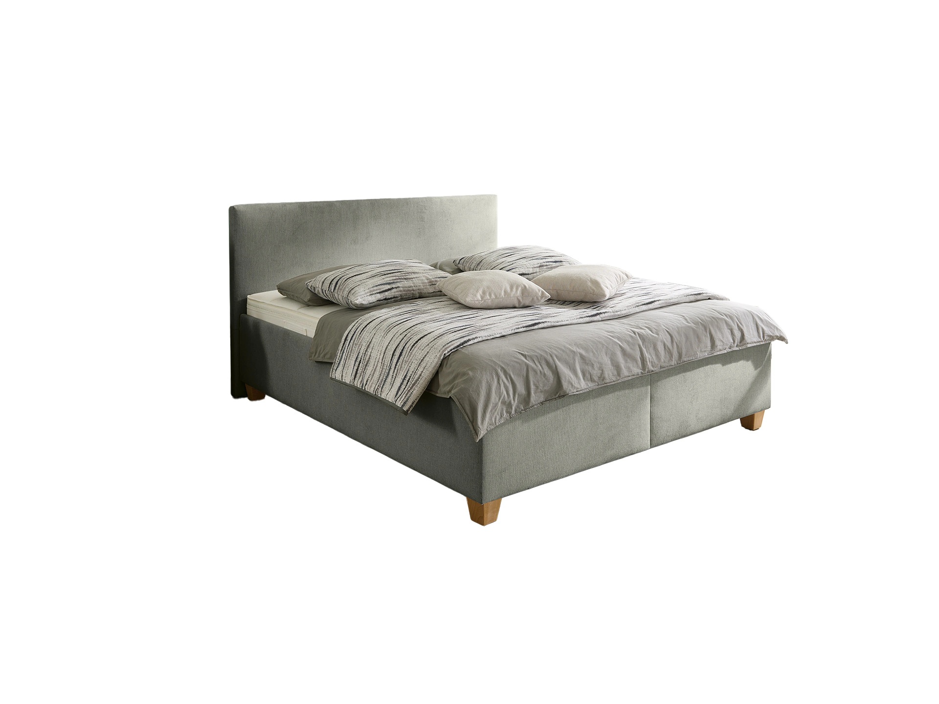 Ansicht des Produktes PB-3000 Boxspringbett in Stoff Grün