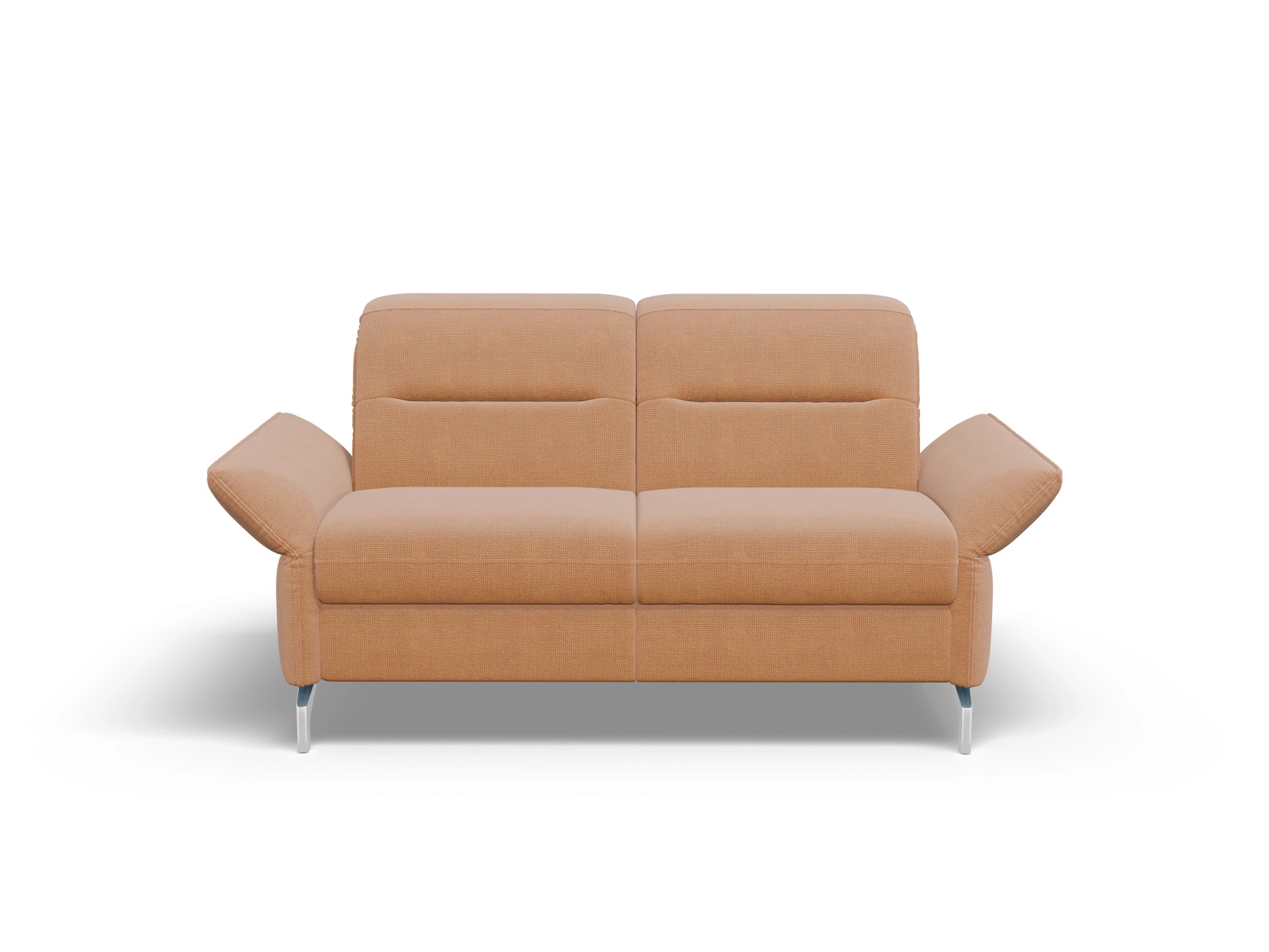 Ansicht des Produktes Rodriguez 2-Sitzer Sofa in Stoff Gelb