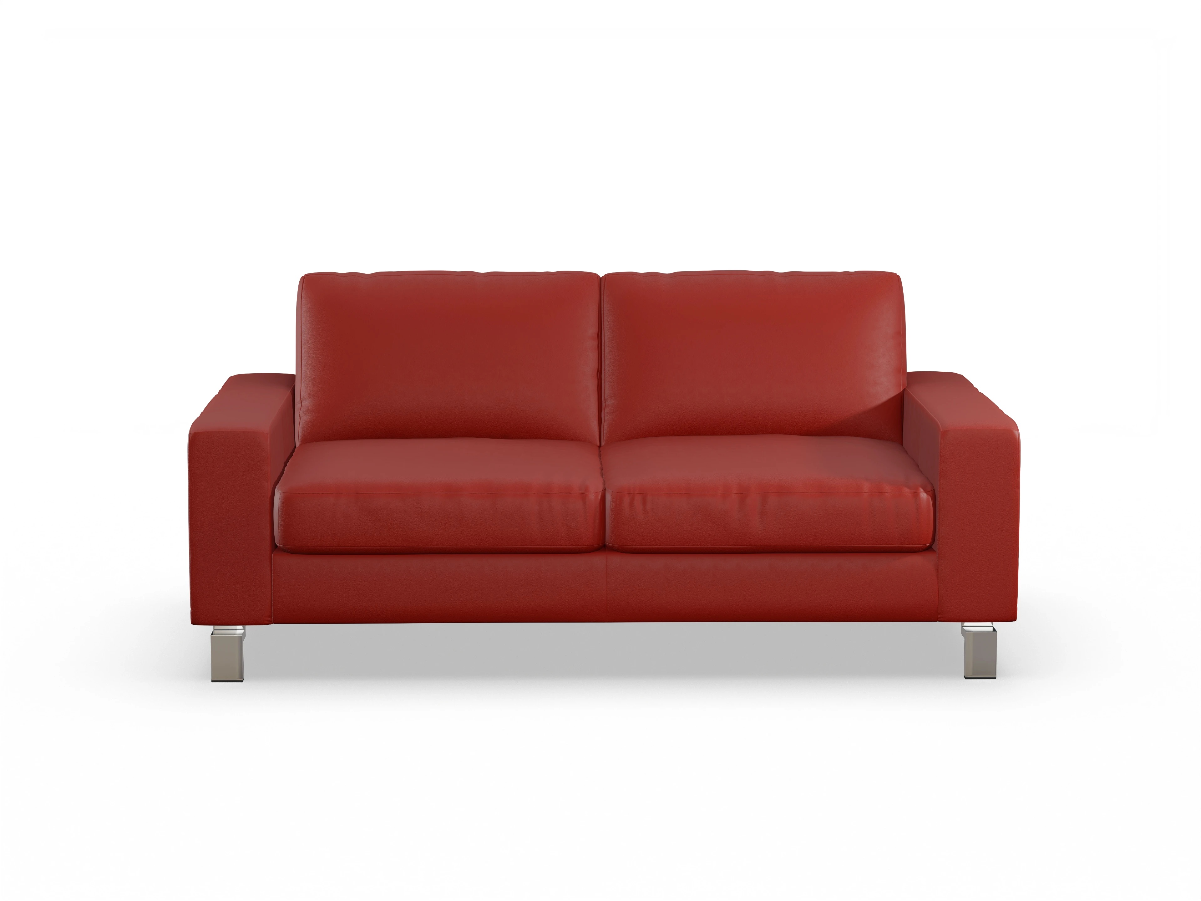 Ansicht des Produktes Indiana 2-Sitzer Sofa in Leder Rot