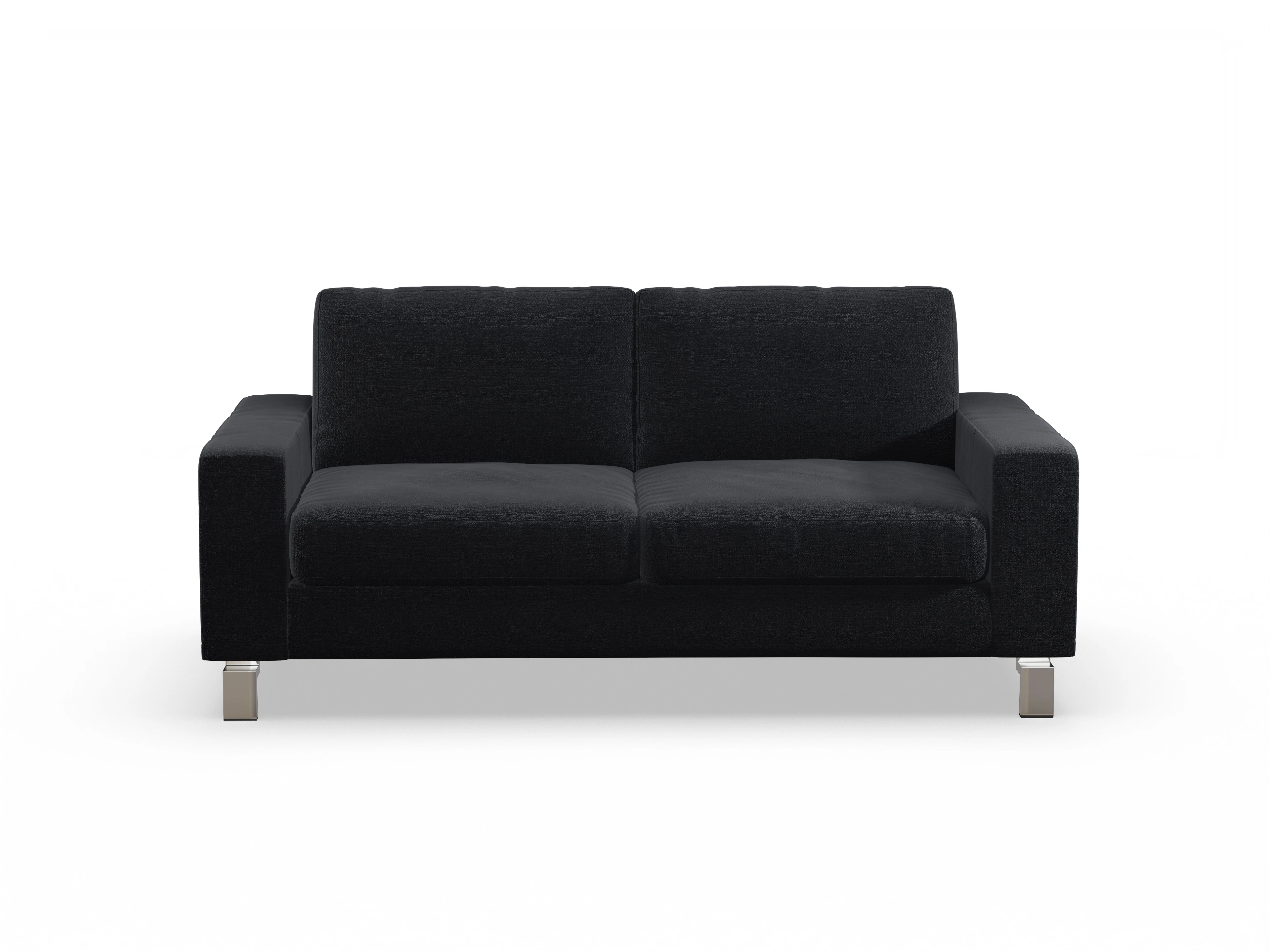 Ansicht des Produktes Indiana 2-Sitzer Sofa in Stoff Schwarz