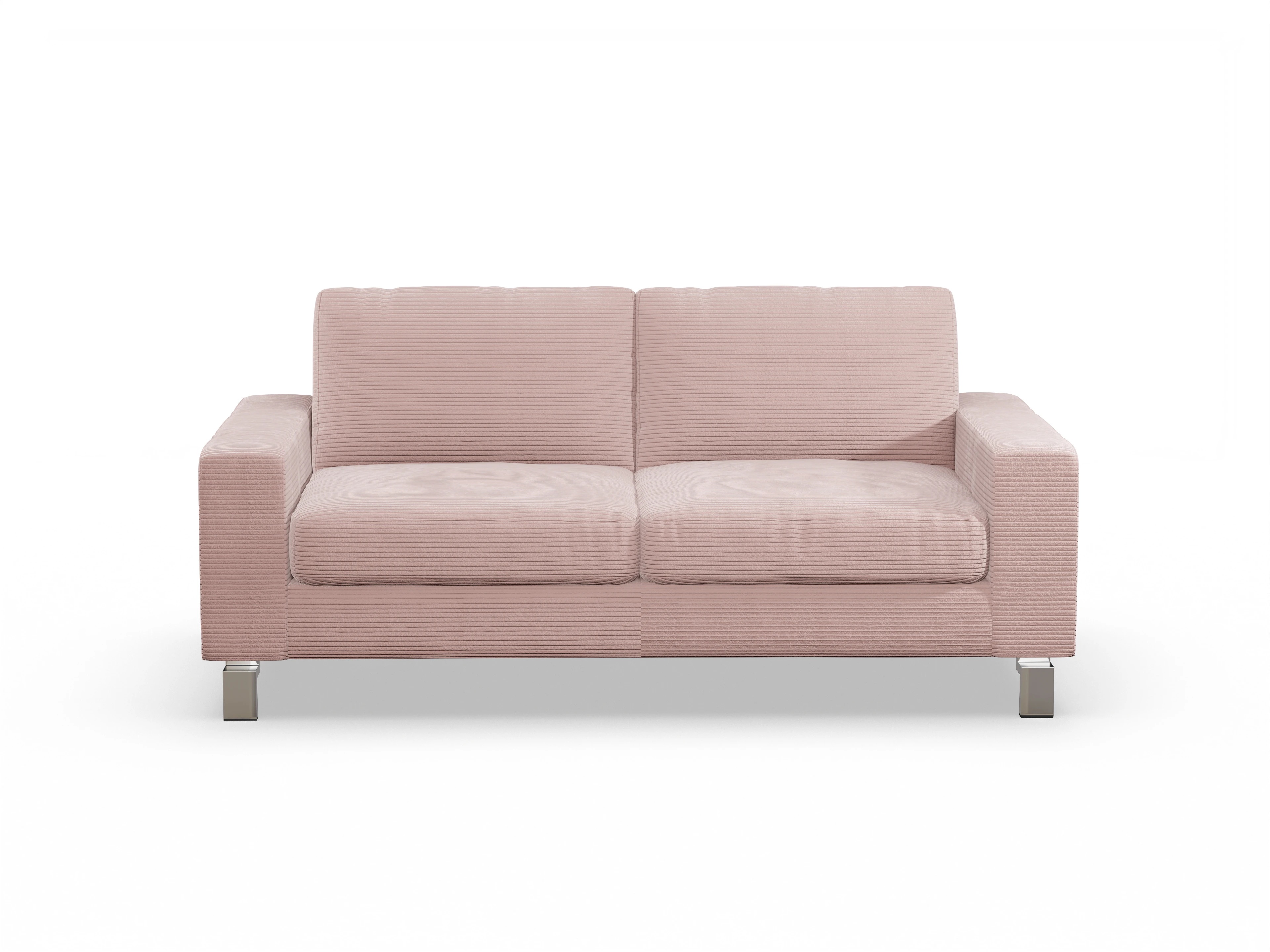 Ansicht des Produktes Indiana 2-Sitzer Sofa in Stoff Rosa