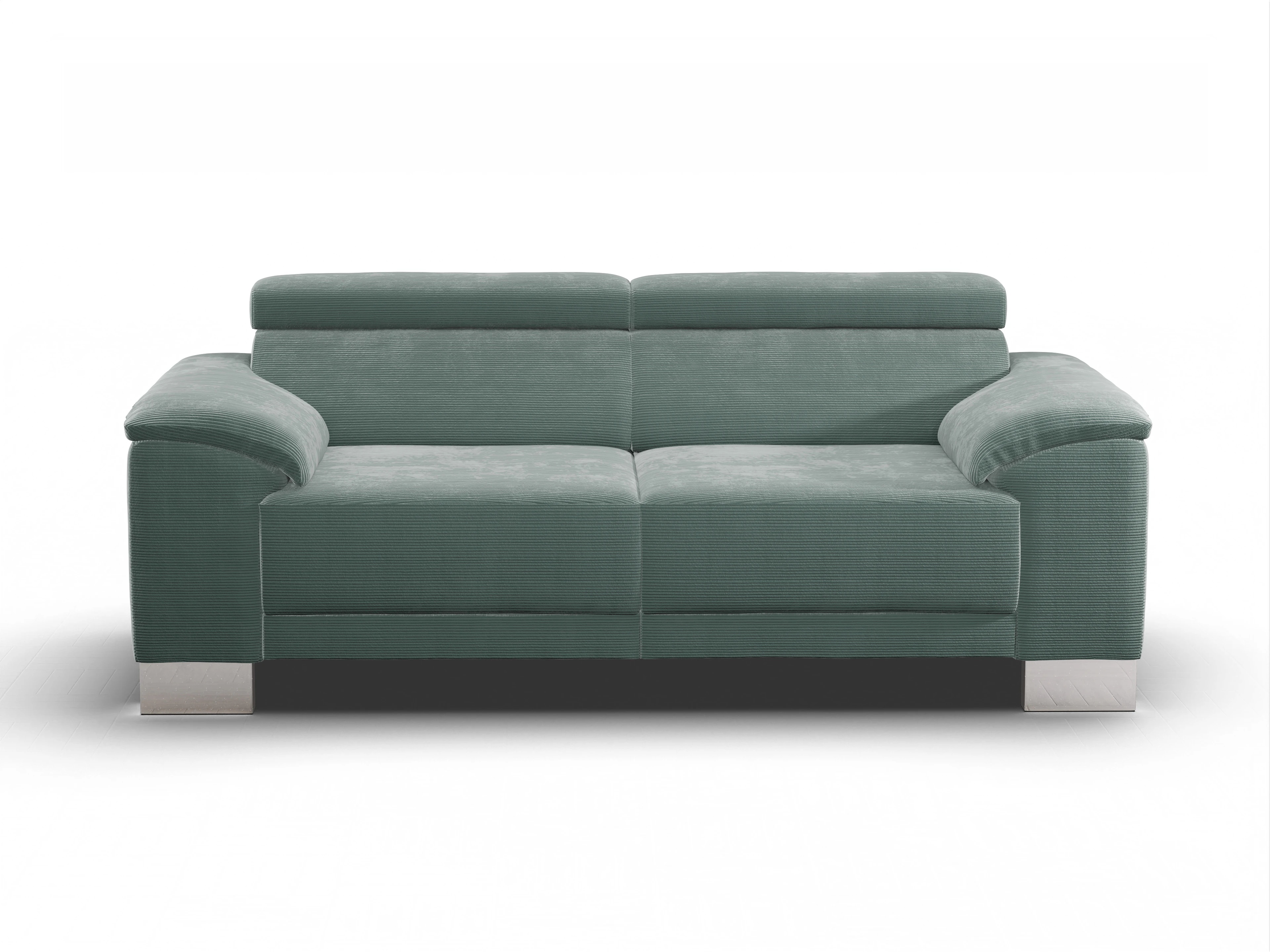 Ansicht des Produktes Antonio 2-Sitzer Sofa in Stoff Grün
