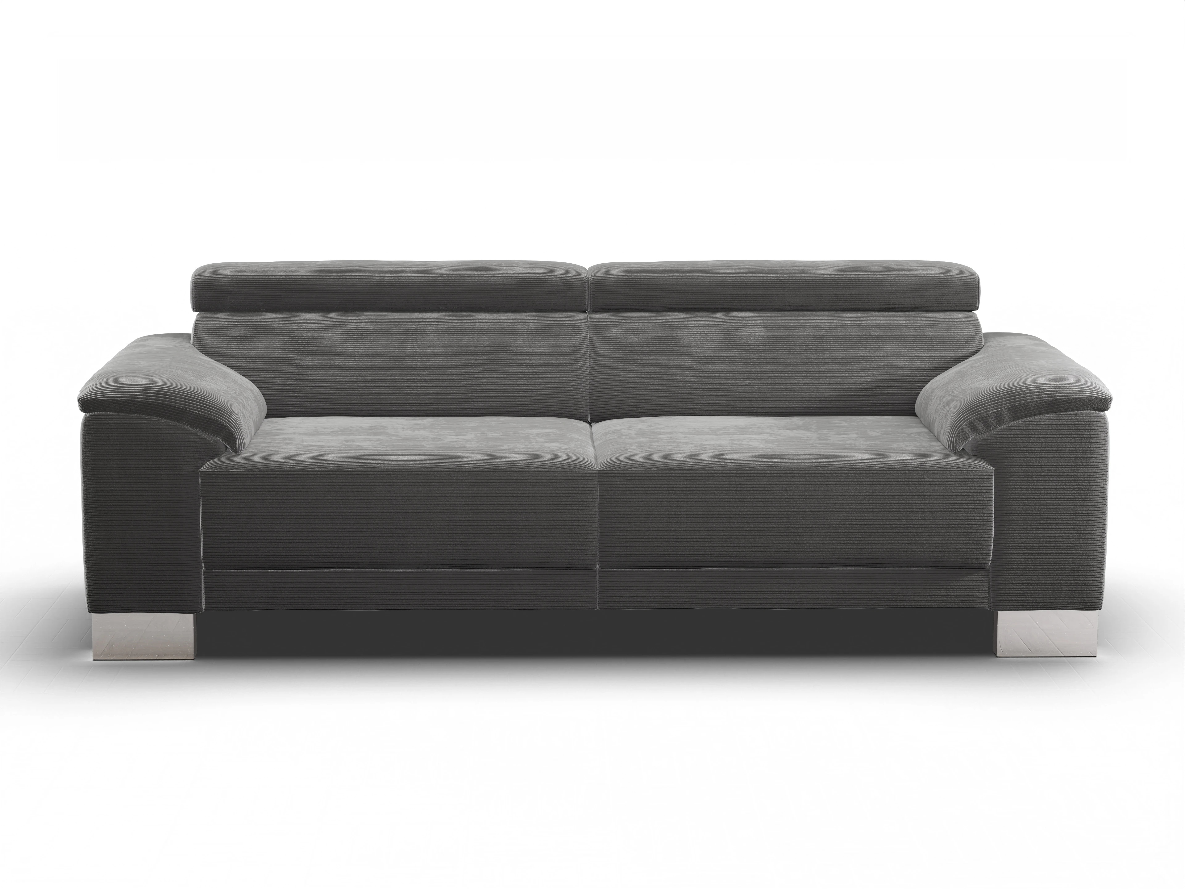 Ansicht des Produktes Antonio 3-Sitzer Sofa in Stoff Grau