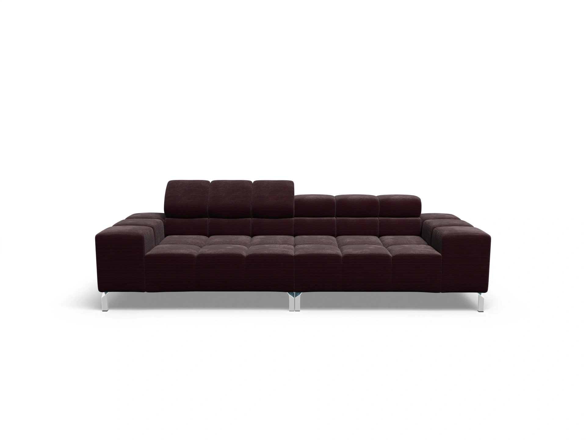 Ansicht des Produktes Wilo 3-Sitzer Sofa in Stoff Braun