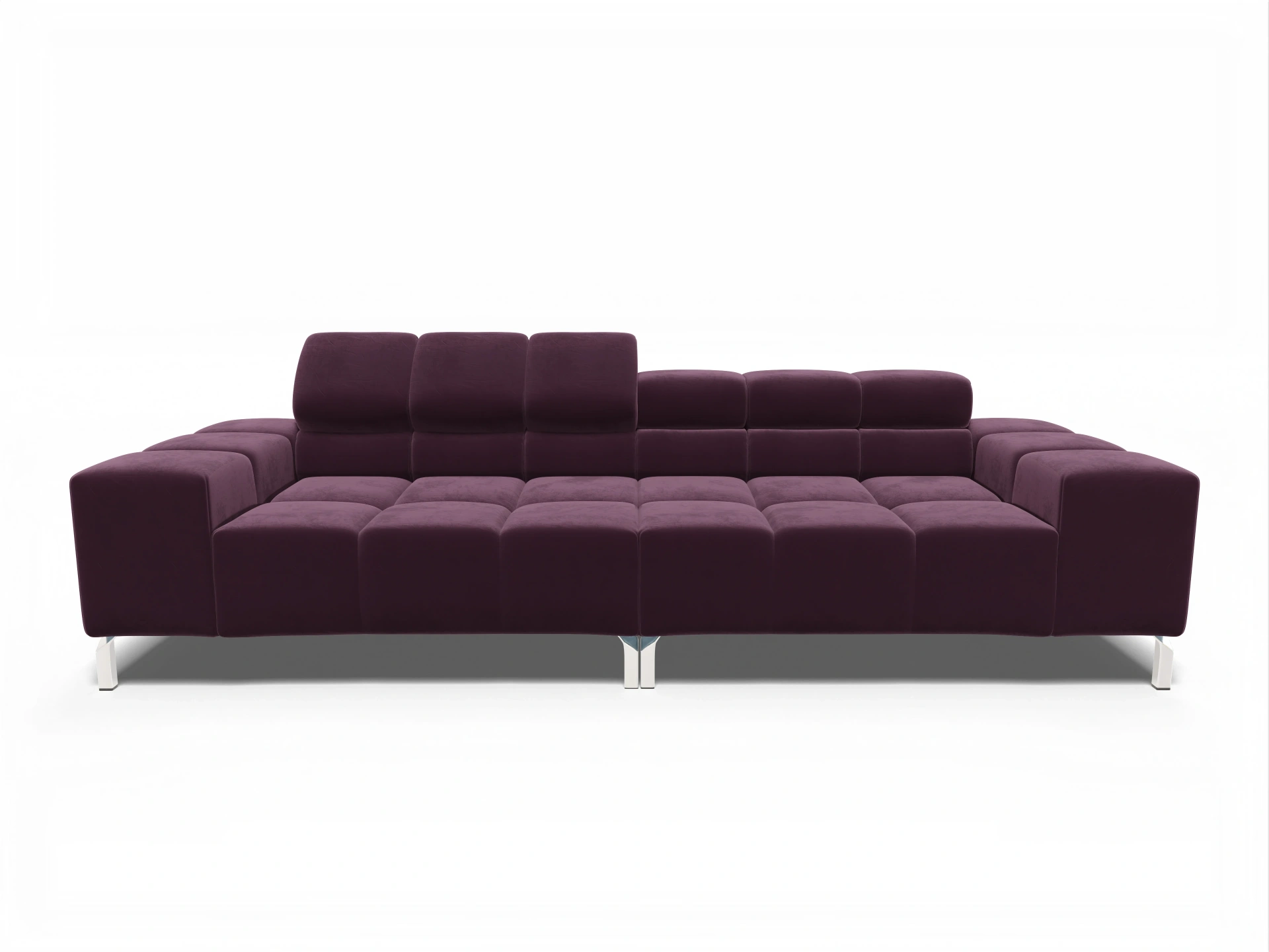 Ansicht des Produktes Wilo 3-Sitzer Sofa in Stoff Lila