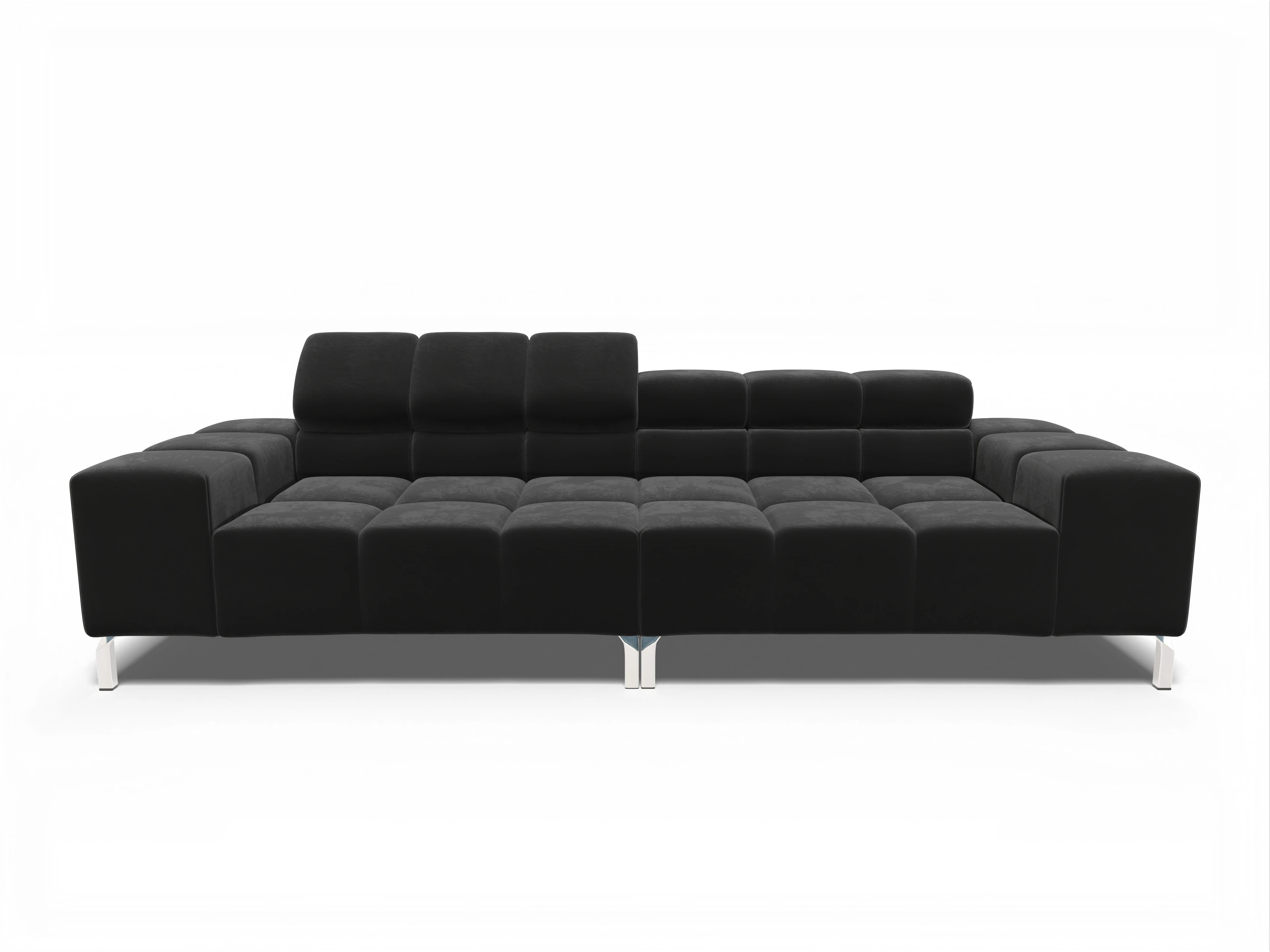 Ansicht des Produktes Wilo 3-Sitzer Sofa in Stoff Schwarz