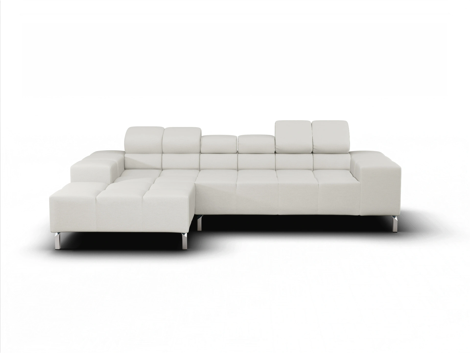 Ansicht des Produktes Wilo Ecksofa links Abschluss offen in Stoff Beige